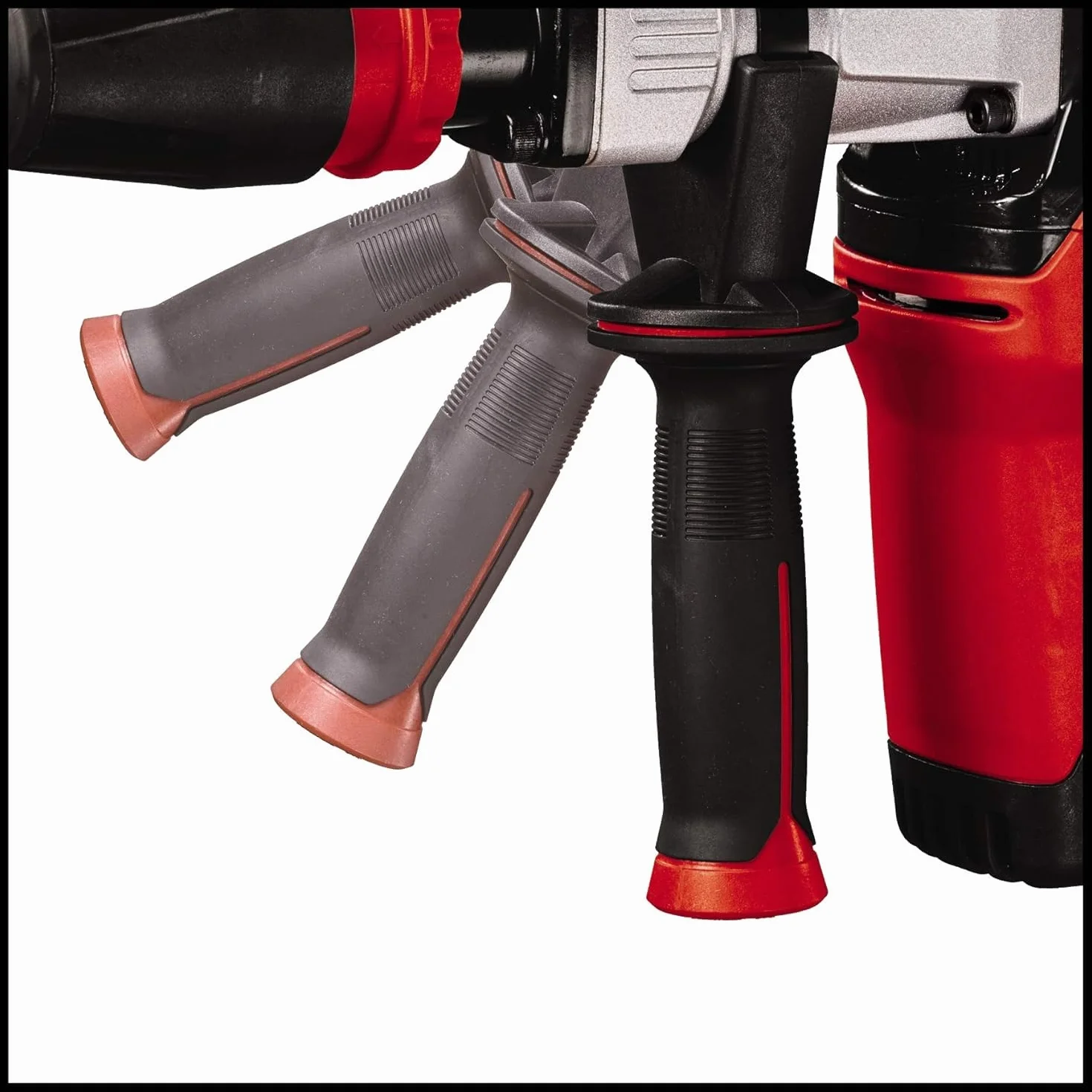 Einhell Martillo de demolición TE-DH 12 (1050 W, 12 J, toma SDSmax, empuñadura con amortiguación vibrac.,empuñadura adicional ajustable, 4m cable, incl. cincel puntiagudo y plano, incl. E-box)