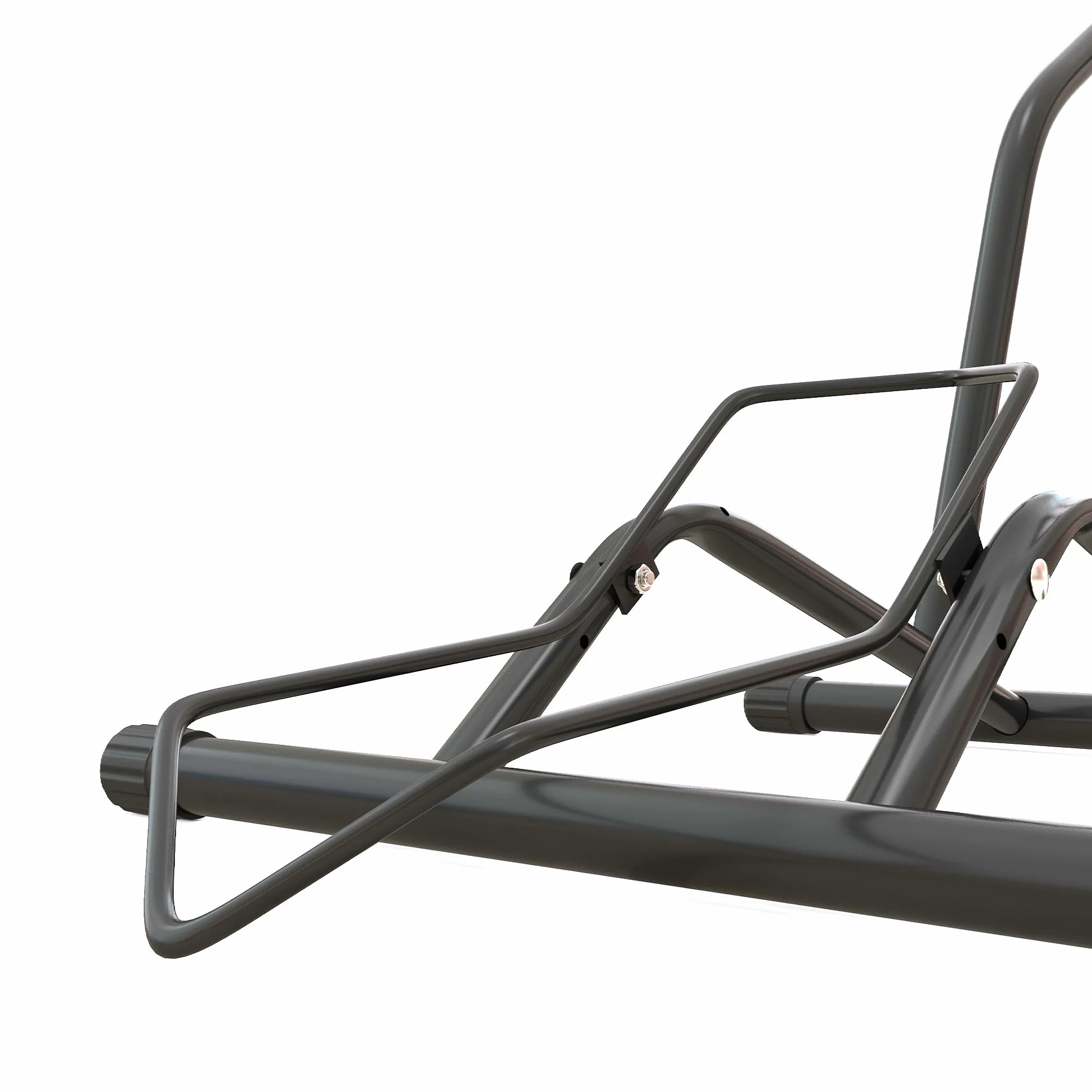 SPORTNOW Aparcamiento para Bicicletas Soporte de Acero 59x41x38 cm Negro