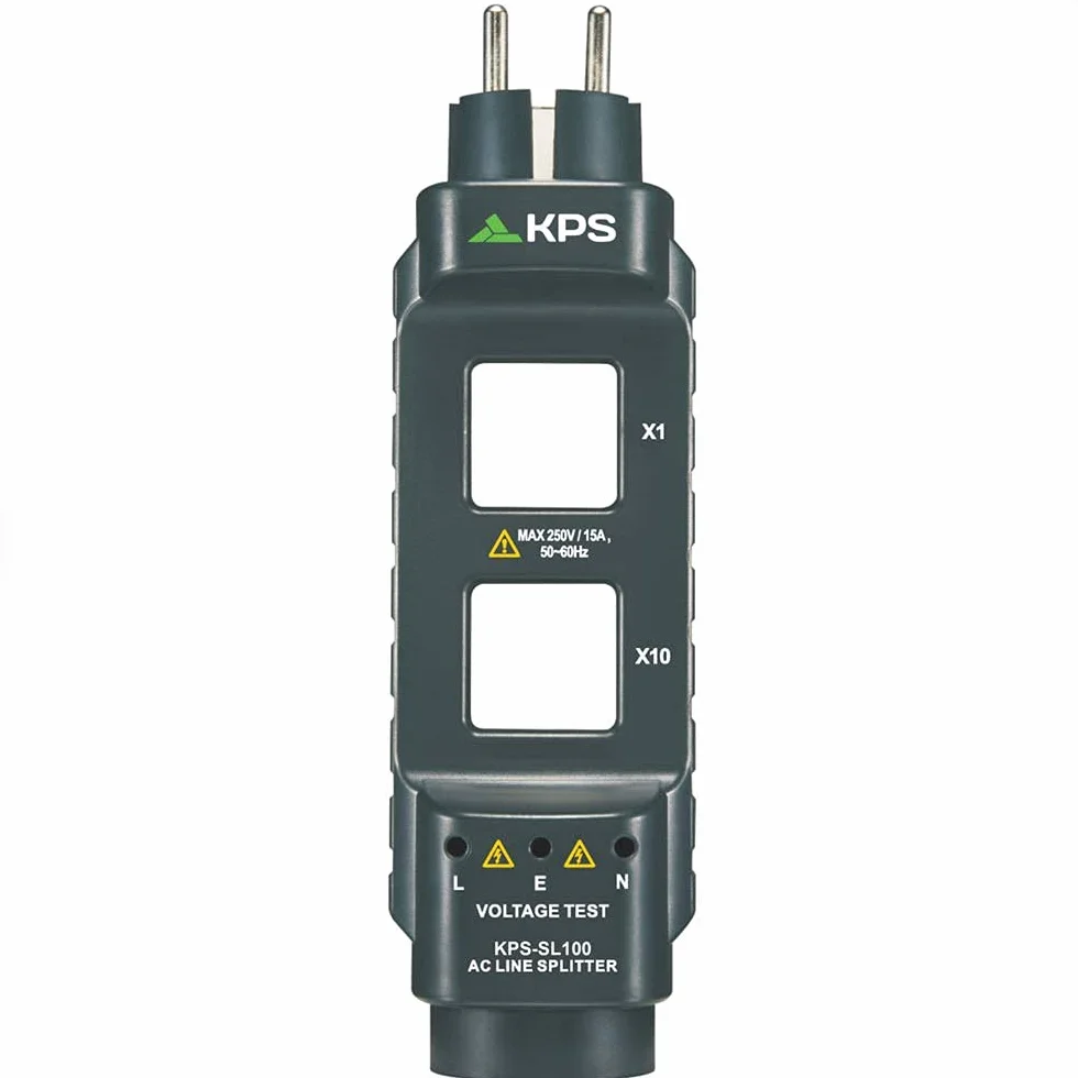 KPS-SL100 Separador de líneas eléctricas para pinza amperímetrica Max 250V / 15A, 50-60Hz