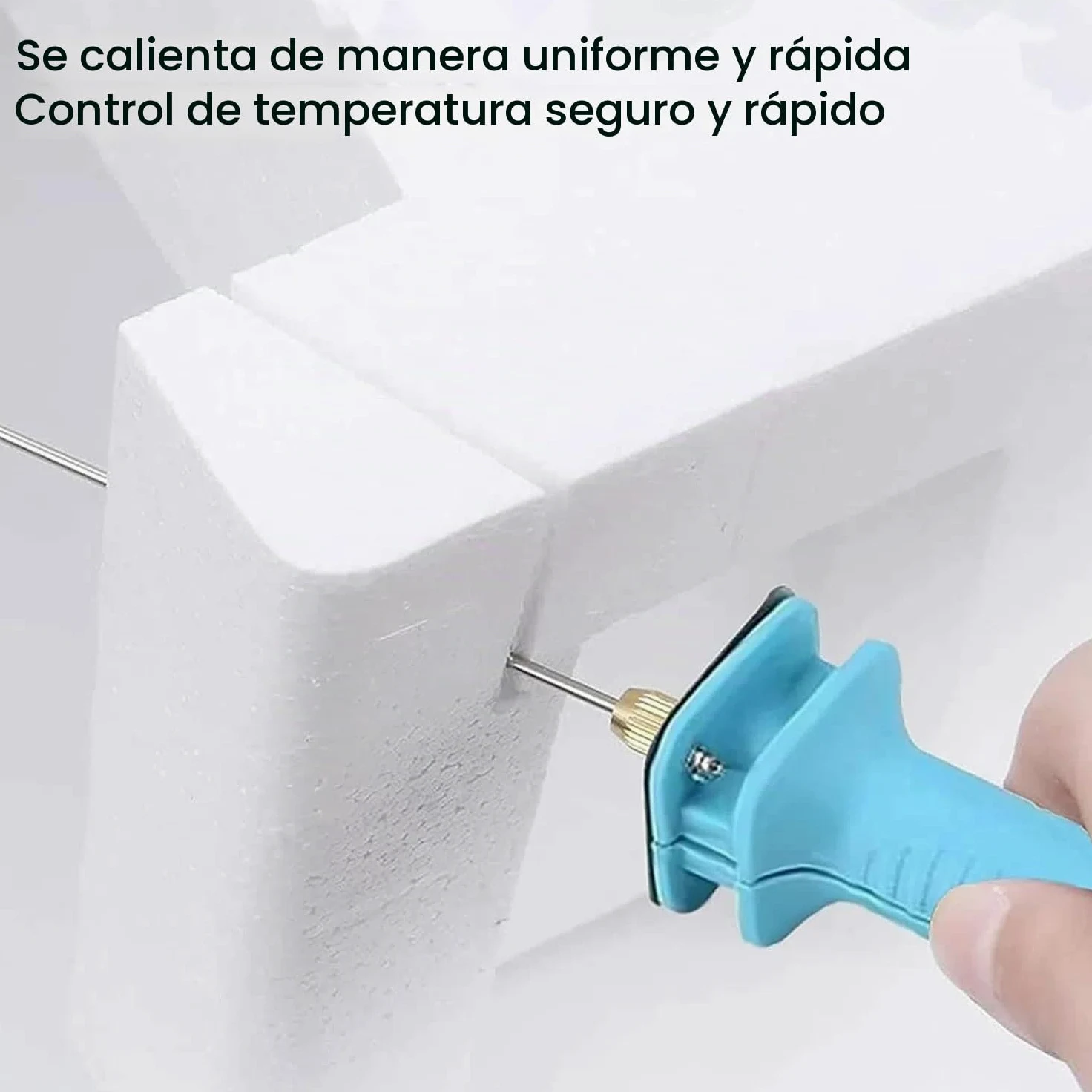 SEAFRONT Cortador de Alambre Caliente Pluma de Grabado Eléctrico 30W 25cm Máquina Cortadora de Poliestireno Kit Herramientas Profesional con Adaptador de Corriente Incluido