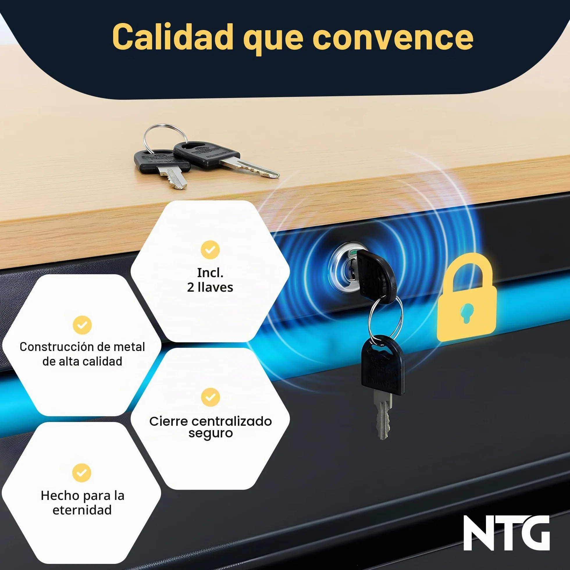 NTG Carro de herramientas XXL 471 piezas 12 cajones con tablero de trabajo de madera con llave móvil sobre ruedas Gabinete profesional de metal para garaje y taller