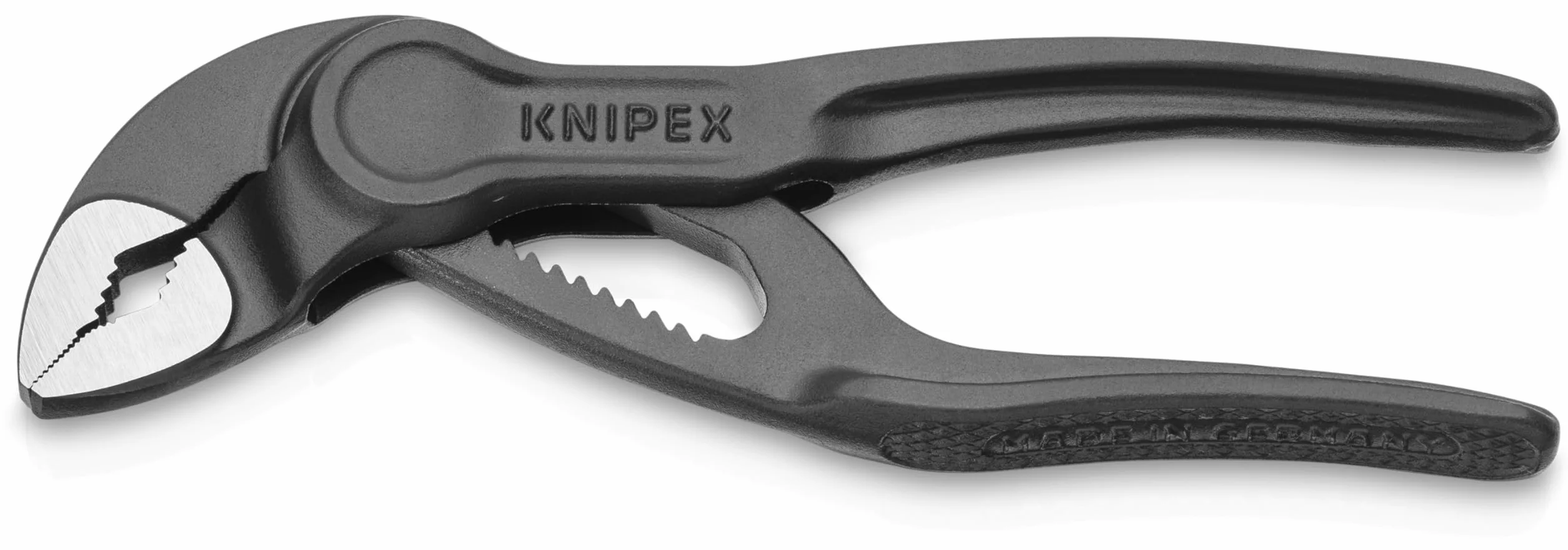 KNIPEX Cobra XS Tenaza de agarre pico loro superficie rugosa y en relieve 100 mm, 87 00 100