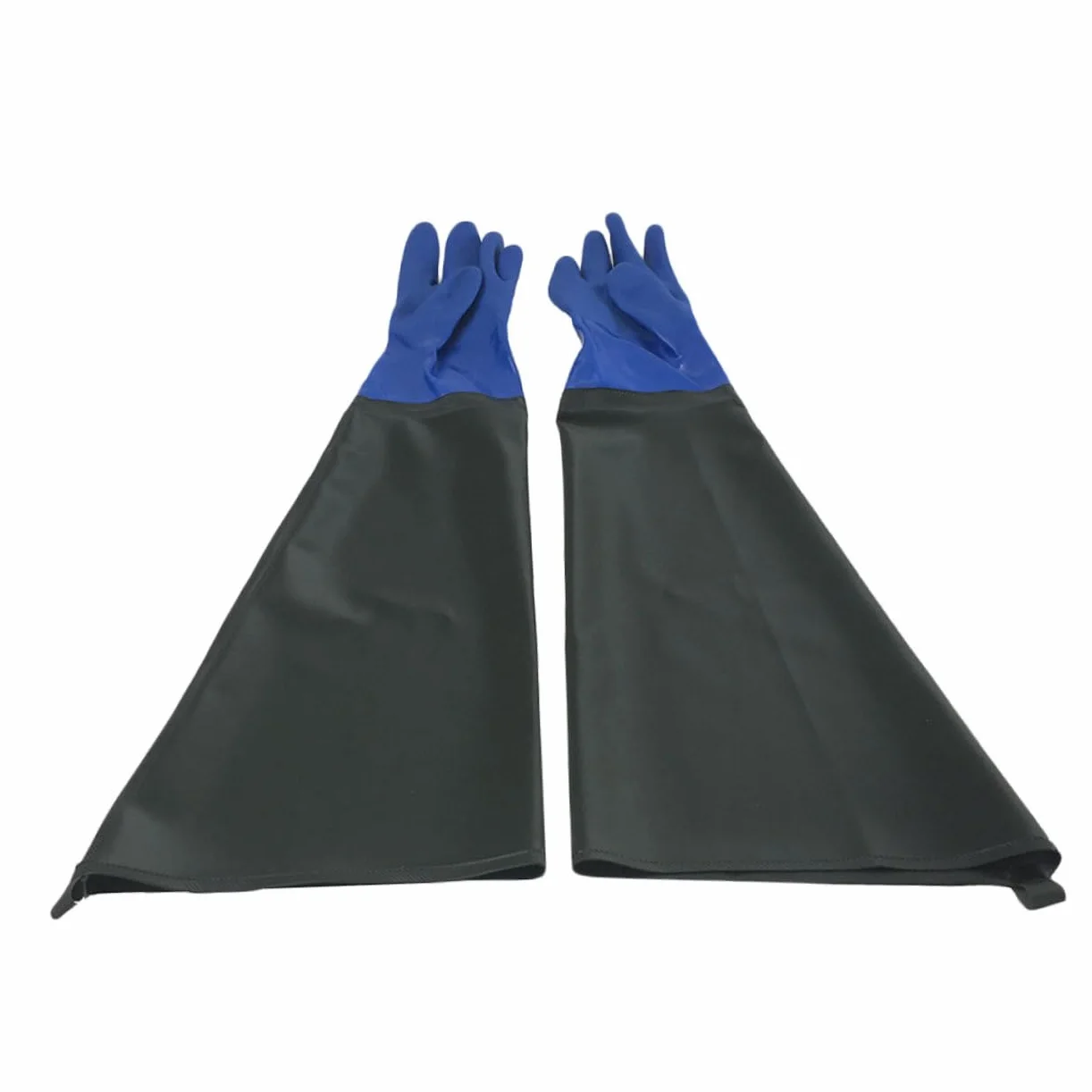 Sewroro Guantes de Goma Resistentes al Aceite y Ácidos con Recubrimiento PVC Antideslizante Extra Gruesos y Largos para Limpieza Industrial y Uso Seguro Trabajo Químico y Lavado de Platos