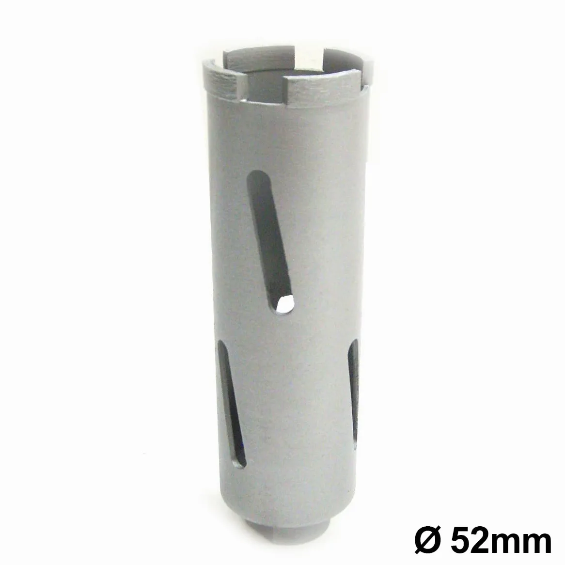 3S SuperSamaStore Fresa perforadora diamantada de 52 mm de diámetro para perforar mampostería y ladrillos, casquillo de 1/2" hembra, paso de gas, altura 160 mm