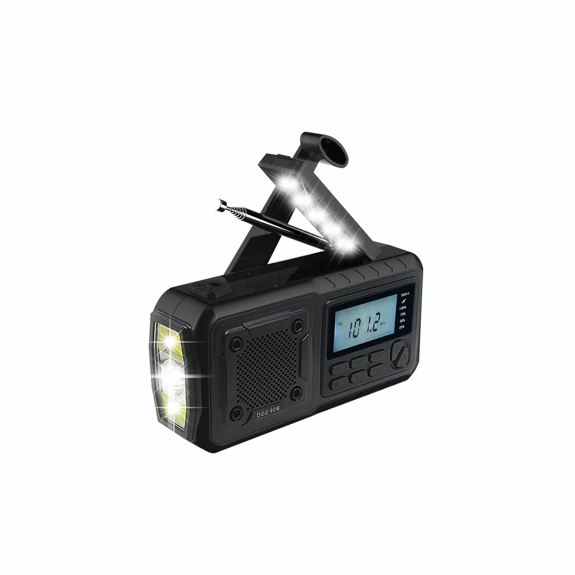 Beafon Btec-rds670 Black - Radio Portátil con Manivela