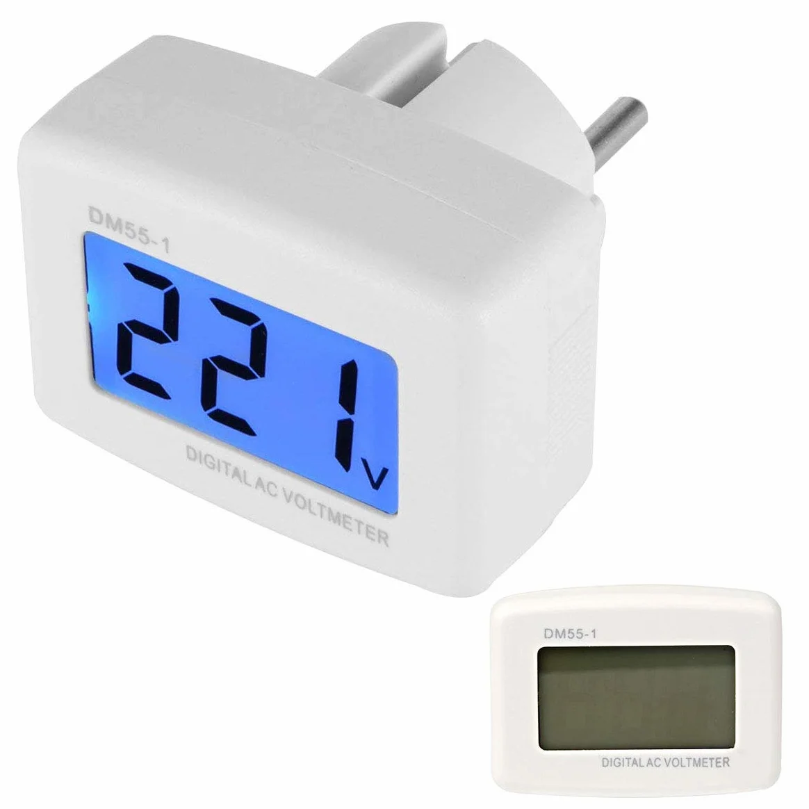 Voltímetro Digital LCD AC80-300V Enchufe EU