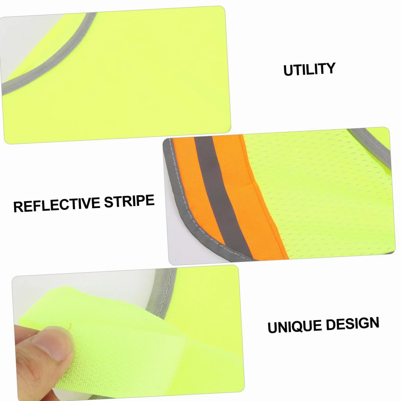 2 piezas de protección solar reflectante para casco protector de ala completa protección de cuello transpirable de alta visibilidad naranja neón para obras y actividades al aire libre