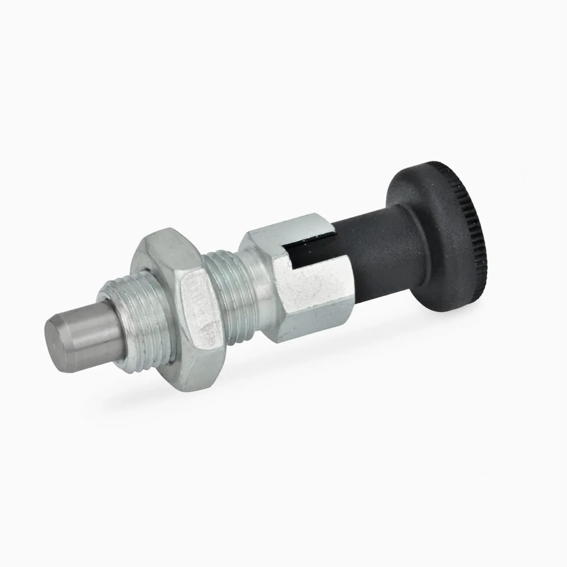 ganter Norma Elementos GN 717 – 8 de M12 de AK de acero inoxidable de sus pernos de fijación, plateado, GN 717-8-M12X1, 5-CK-ST