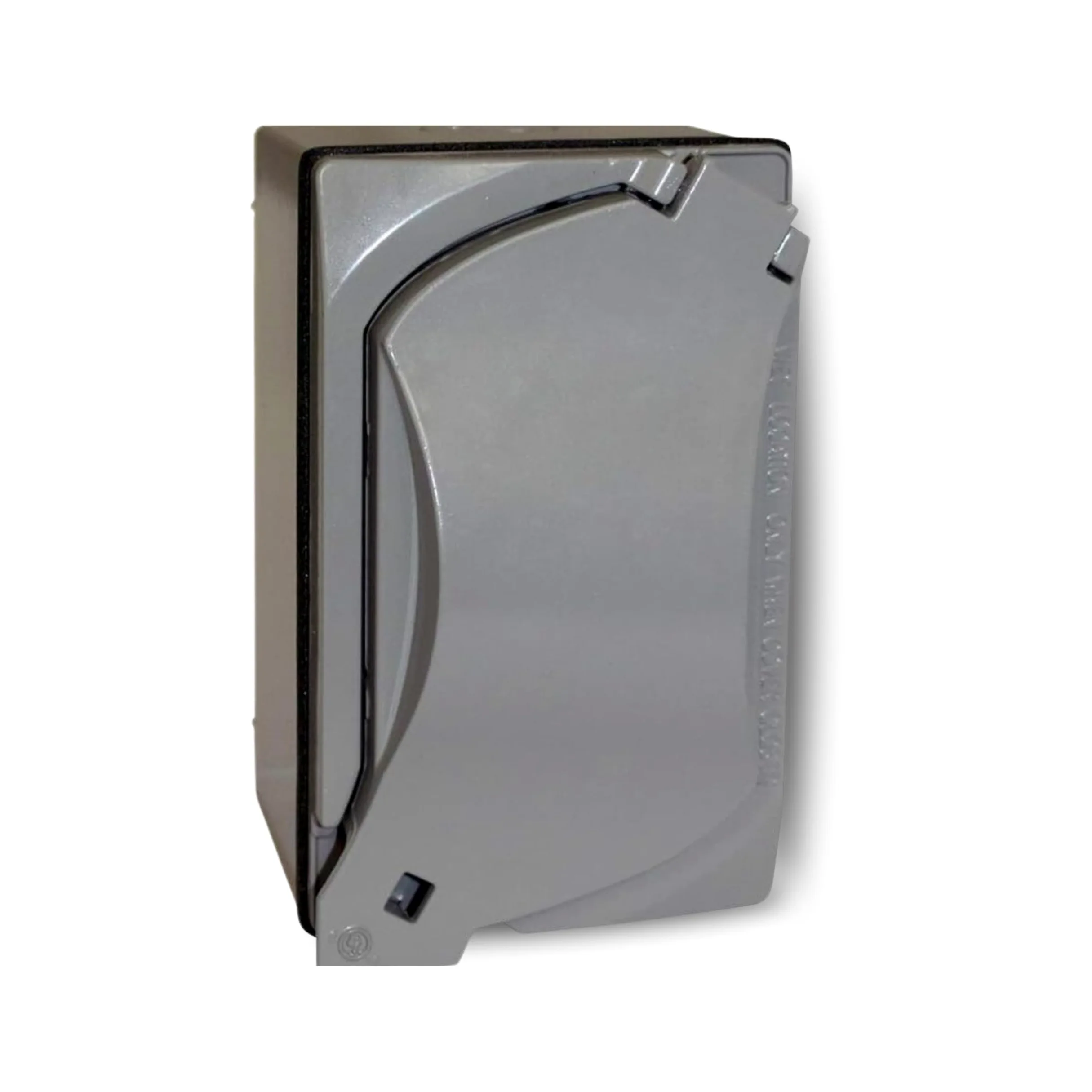 Sigma eléctrica 16449 Kit de caja rectangular, Cover y GFCI receptáculo, gris
