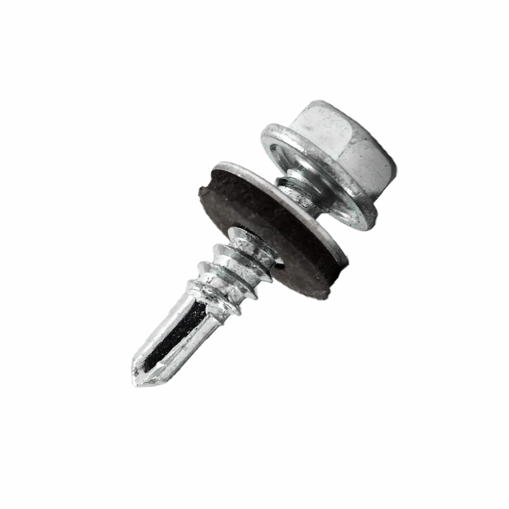 DOJA Industrial | Tornillos Autotaladrantes M4 | Pack 400 | 4,8*19mm | Tornillos Roscachapas Hexagonal con Arandelas para Chapas Metalicas | Tornillo Autotaladrante para Metal, Panel Sandwich Tejado