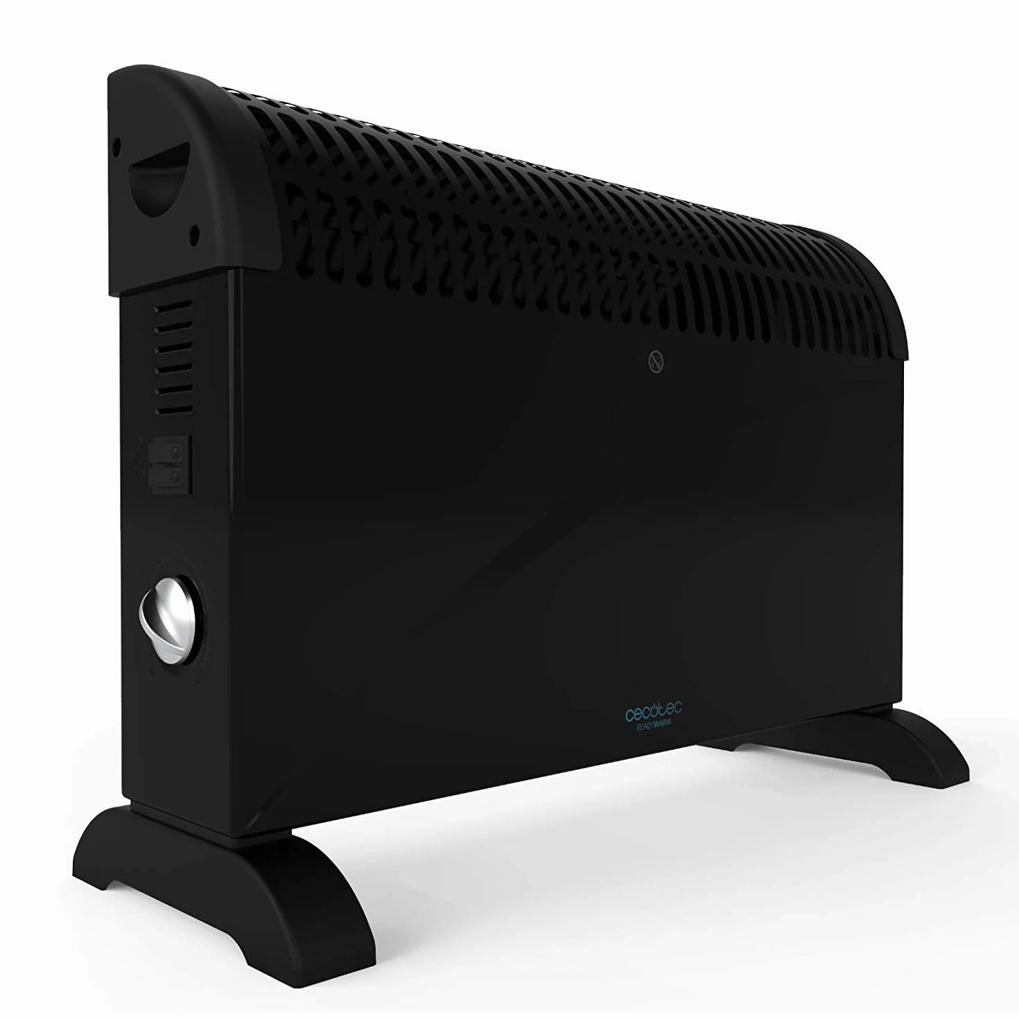 Cecotec Radiador Eléctrico Bajo Consumo Ready Warm 6500 Turbo Convection. 2000 W, Termostato Regulable, 4 Modos, Soporte de pie, Protección sobrecalentamiento, 20 m2