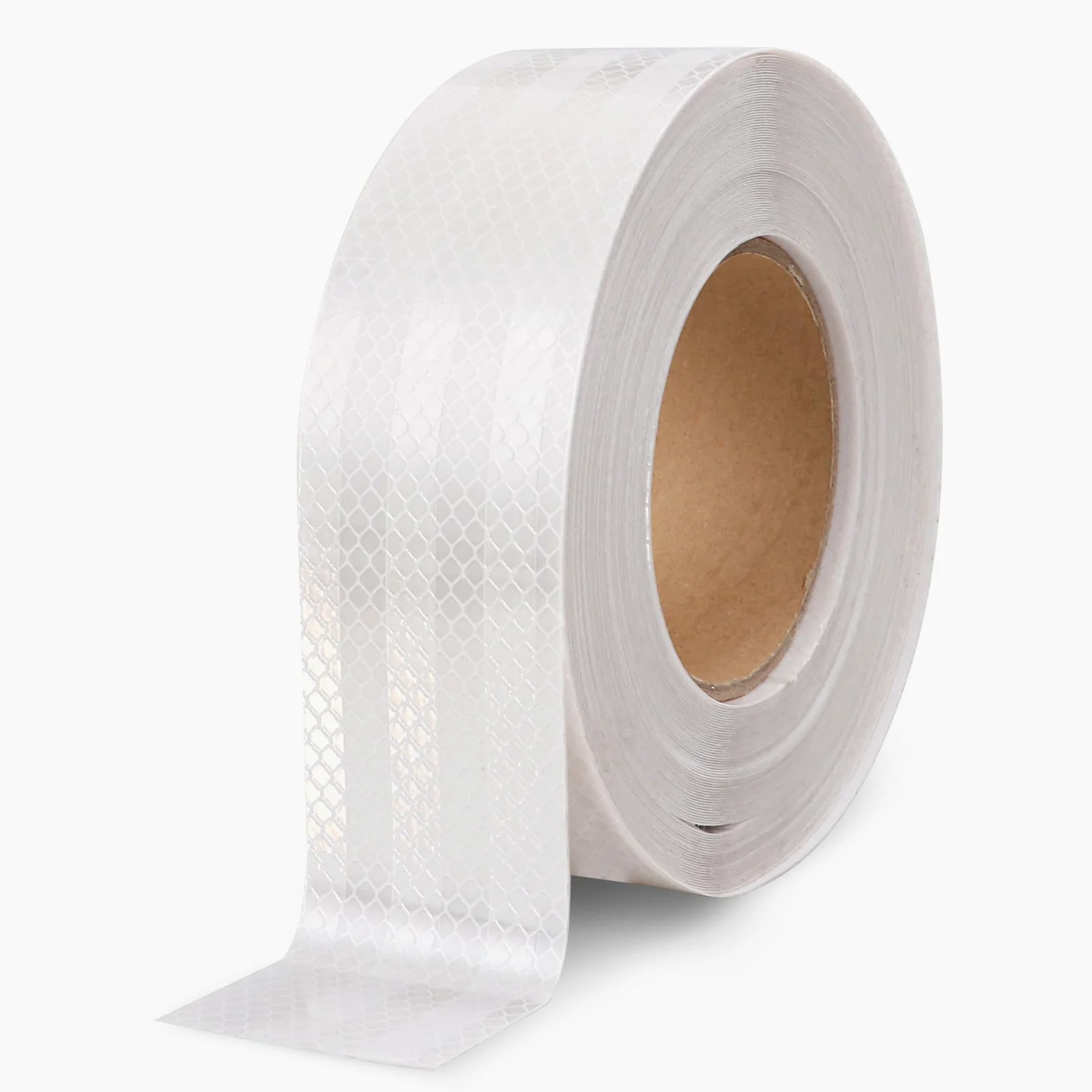 AKOLAFE Cinta reflectante autoadhesiva blanca, 25 m x 5 cm, cinta reflectante de PVC, impermeable, cinta reflectante duradera para bicicleta, coche, camión