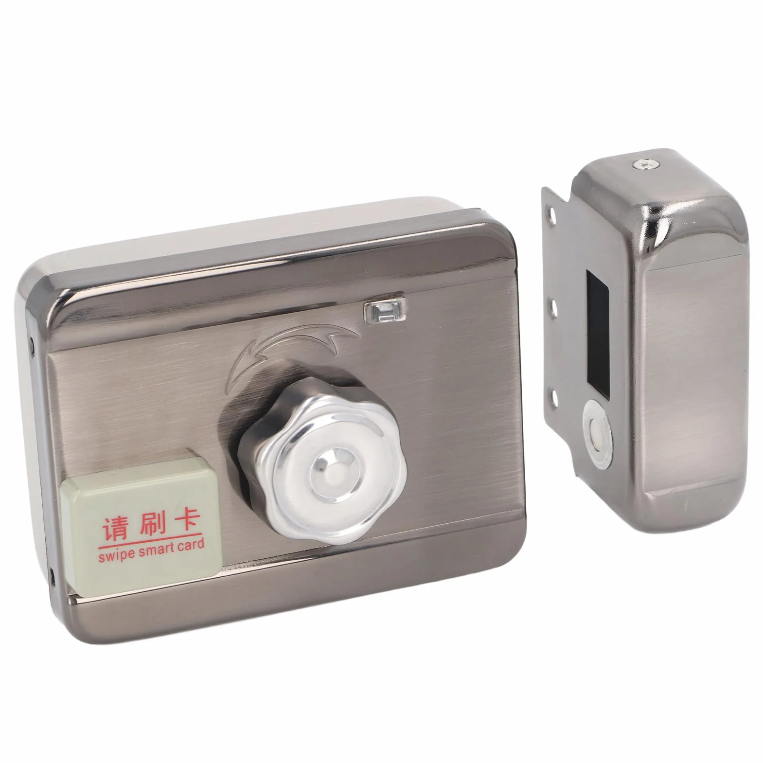 Cerradura de Puerta con Cerrojo Electrónico sin Llave, de Control Acceso Alta Seguridad para Oficina en Casa, Acero Inoxidable