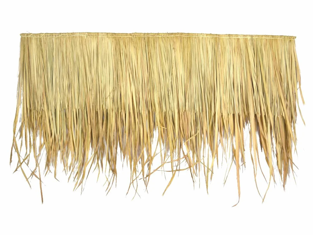 Techo de hierba marina 145 x 80 cm – Estera de tejado de hierba de junco – tejas naturales como viento y protección solar
