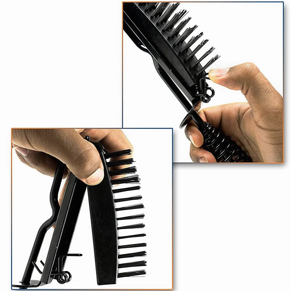 Martillo de escoria con cepillo de soldadura de alambre utilizado para eliminar residuos de óxido de pintura y soldadura de pulido, herramientas de limpieza de soldadura portátiles duraderas