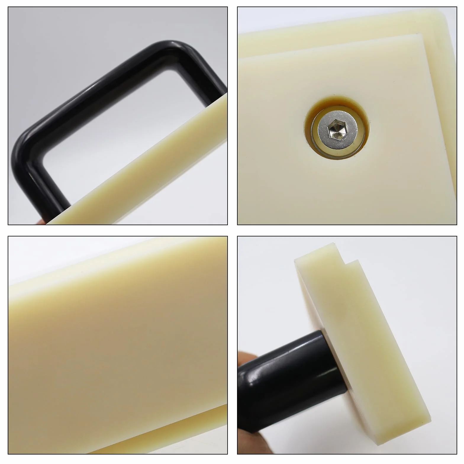 Bloque de Golpeteo de Suelos de Tablones de Vinilo Bloque de Golpeteo de Pisos con un Mango Grande Herramientas para Tarima Flotante para Suelos para Madera Dura Laminado (200 mm)