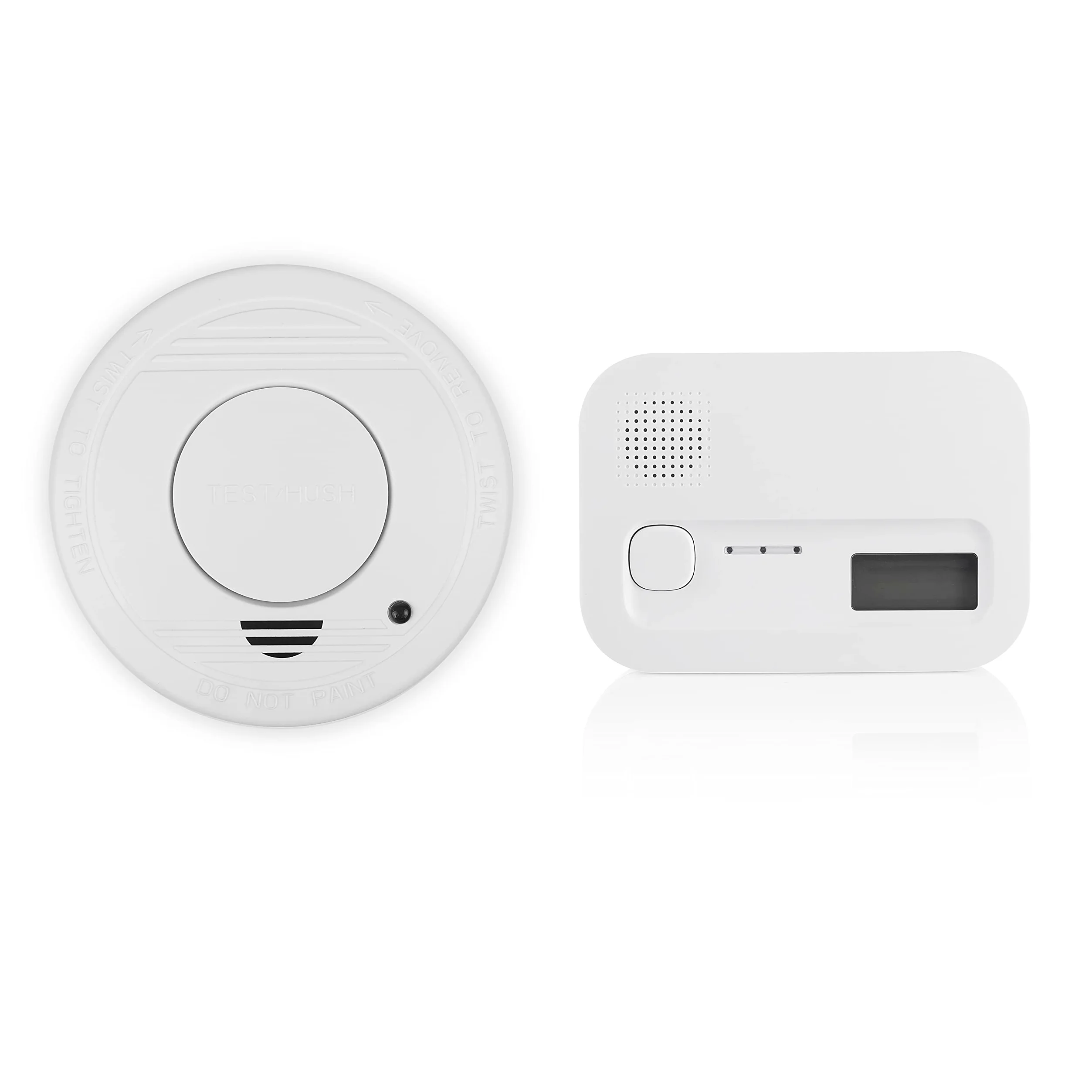 Smartwares Kit de Seguridad – Detector de Humo y Detector de CO Incluido – Botón de Prueba – Pilas reemplazables Incluidas – Vida útil 10 años - FSE-19204
