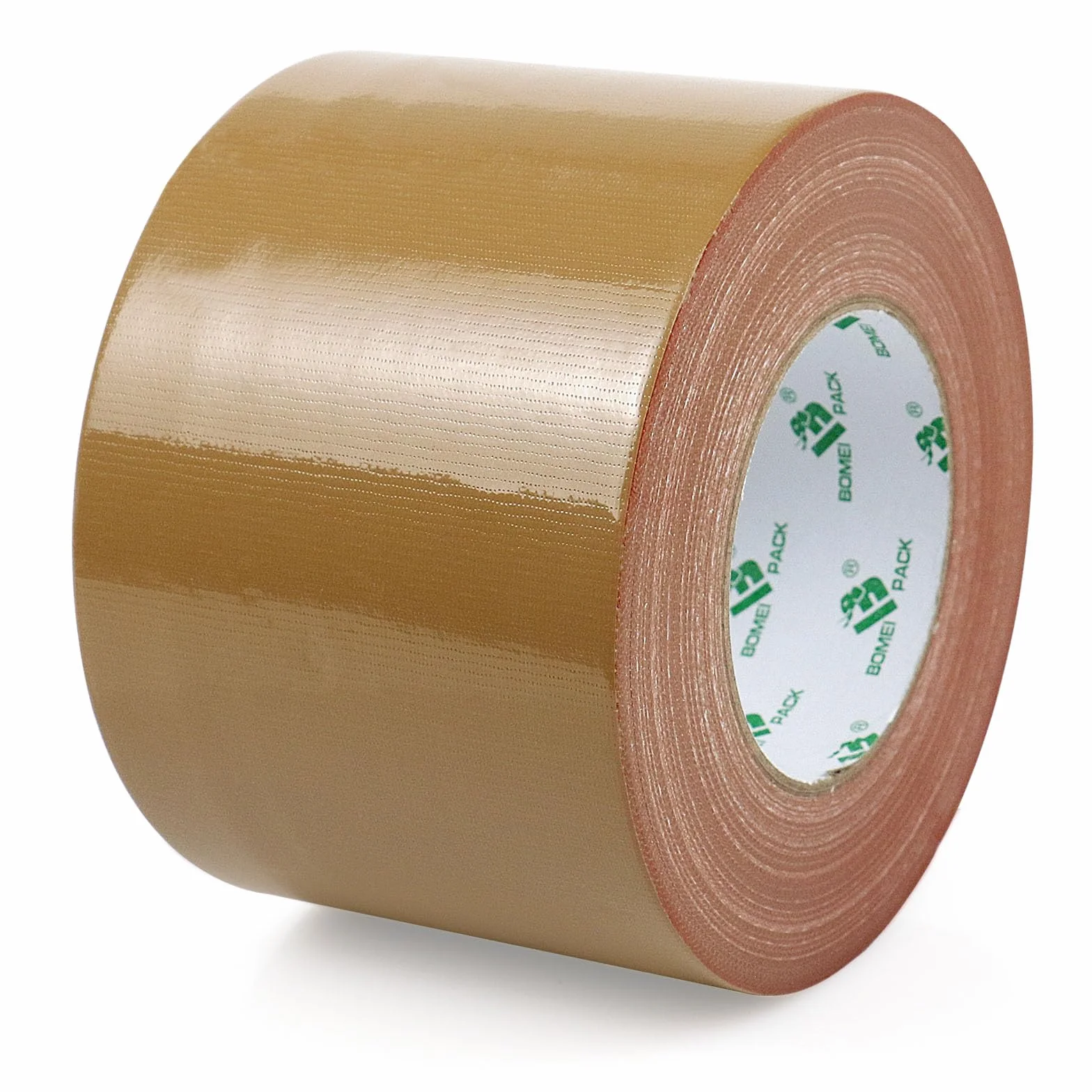 BOMEI PACK Cinta adhesiva americana 100mm x 50 m, Marrón cinta impermeable de tela de para reparaciones, bricolaje, manualidades, uso en interiores y exteriores