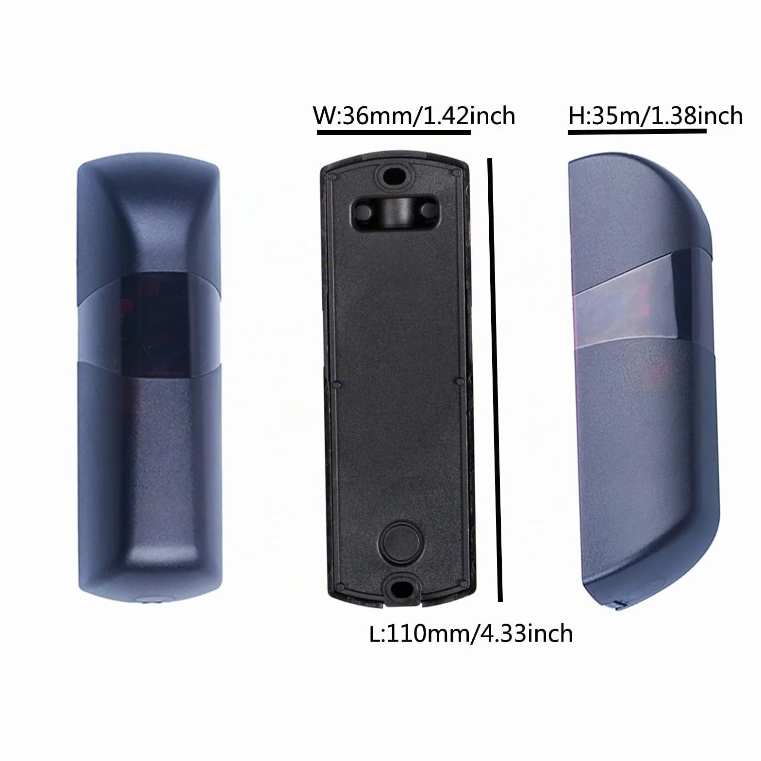 Par de fotocélulas de infrarrojos universales para sensor externo automático para puerta de garaje 12 V/24 V AC DC