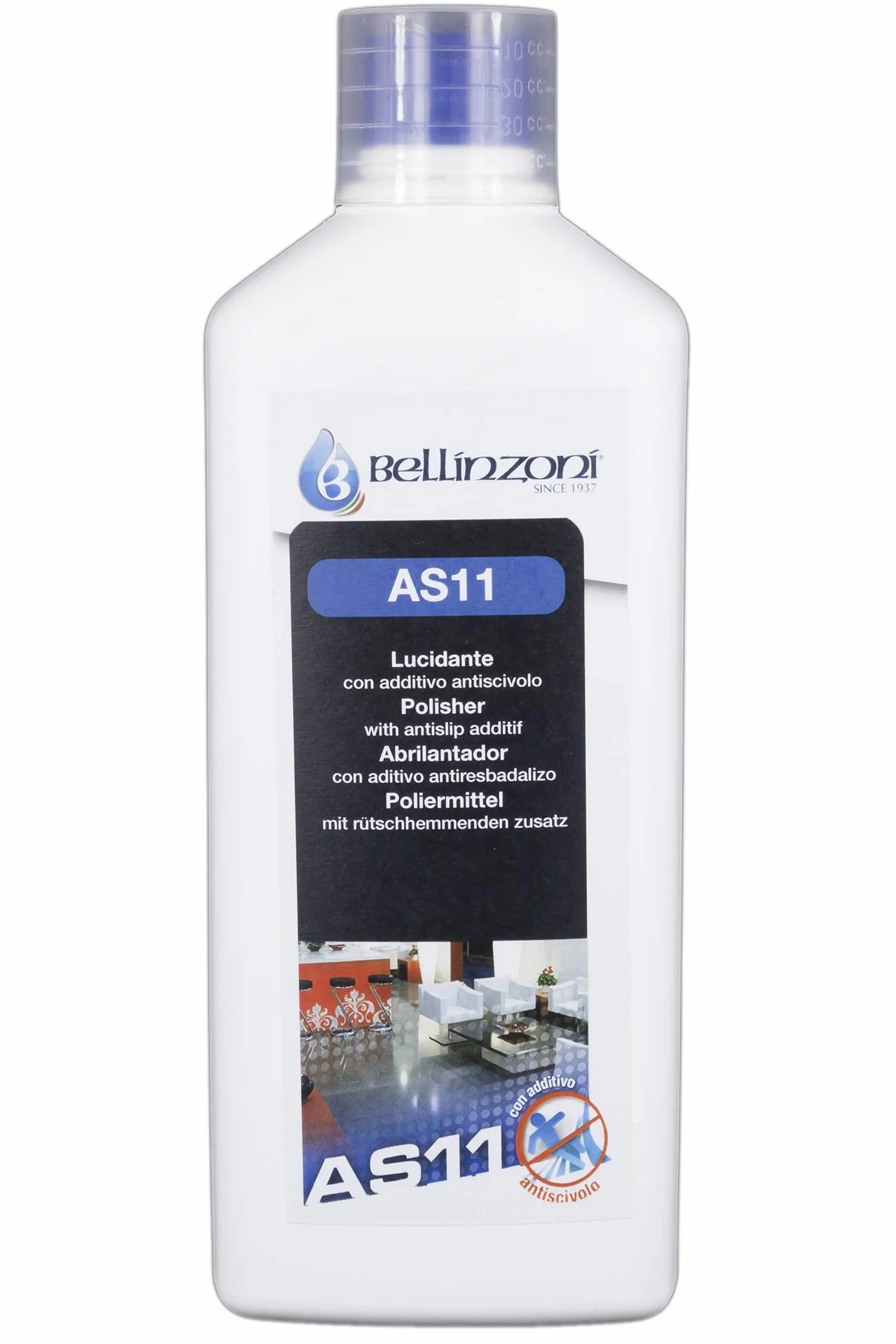 BELLINZONI AS11 1L - Cera pulidora y antideslizante