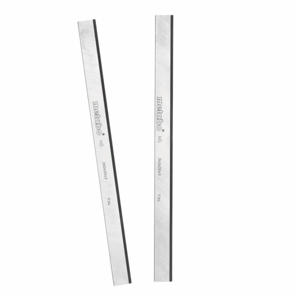 ACCESORIO_CEPILLADORA / REGRUESADORA - juego de cuchillas HSS afilables - 20 x 3 x 260 mm