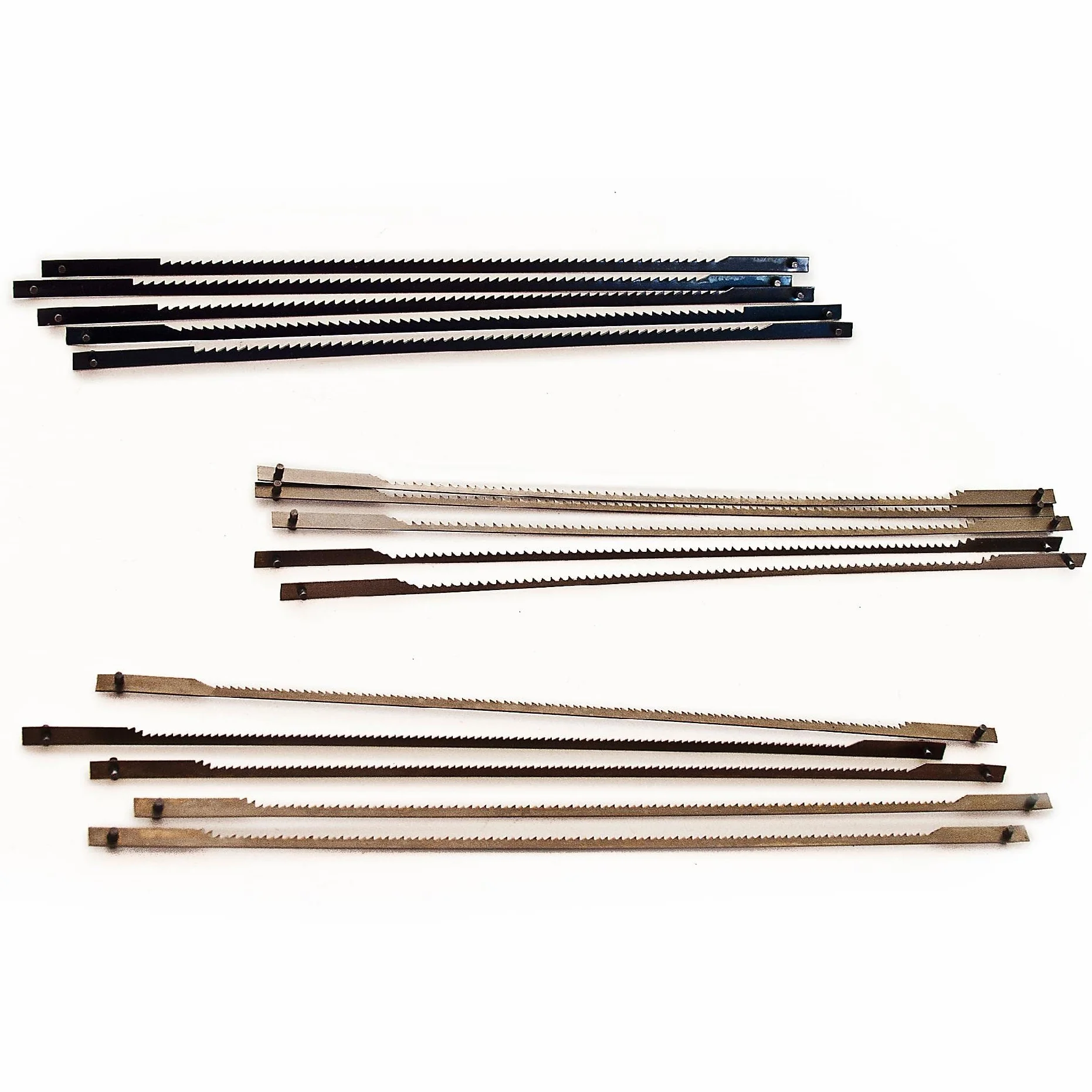 36PCS Hojas de Sierra de Marquetería de 3" Extremo de Pasador 76 mm 15/18/24 TPI
