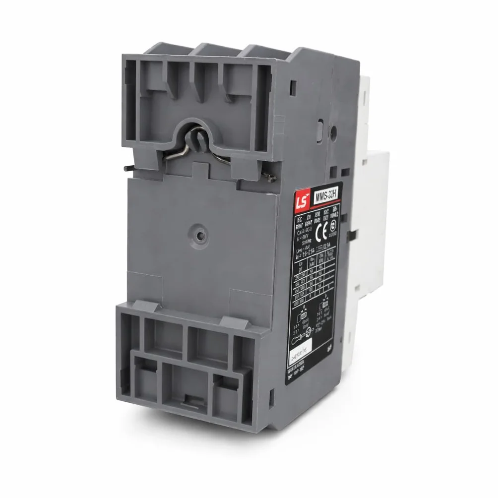 Guardamotor Disyuntor 0,63-1A 3 Polos - Interruptor de Protección de motor - Montaje en Carril DIN