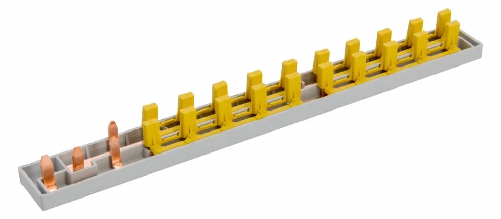 Siemens - Peine horizontal con conexión para interruptor diferencial (40 A y 63 A)