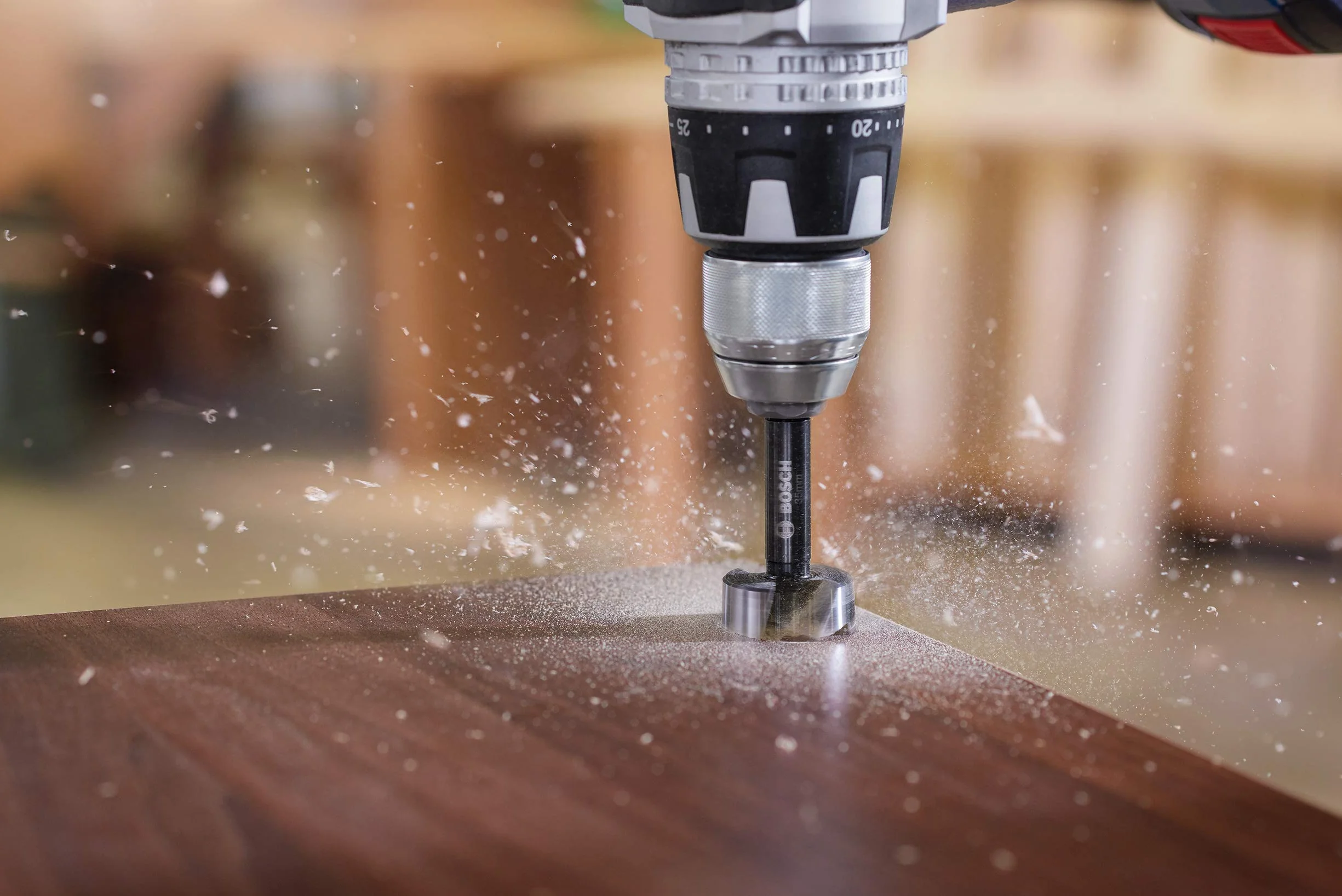Bosch Professional Broca fresadora para madera (para madera, diámetro 45 mm, longitud 90 mm, accesorio para taladro)