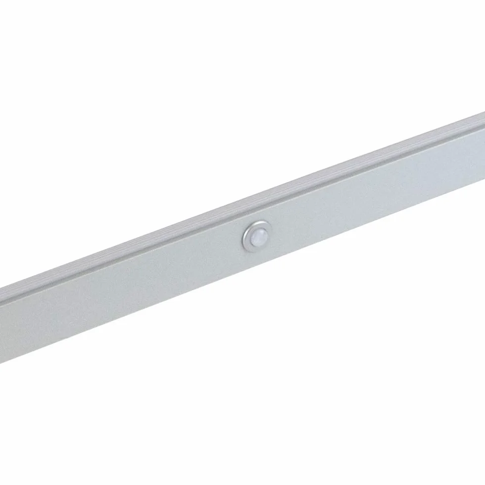 EMUCA Barra de Armario con Luz LED 4W-12V DC Detector de Movimiento Aluminio Mate L 708-858mm