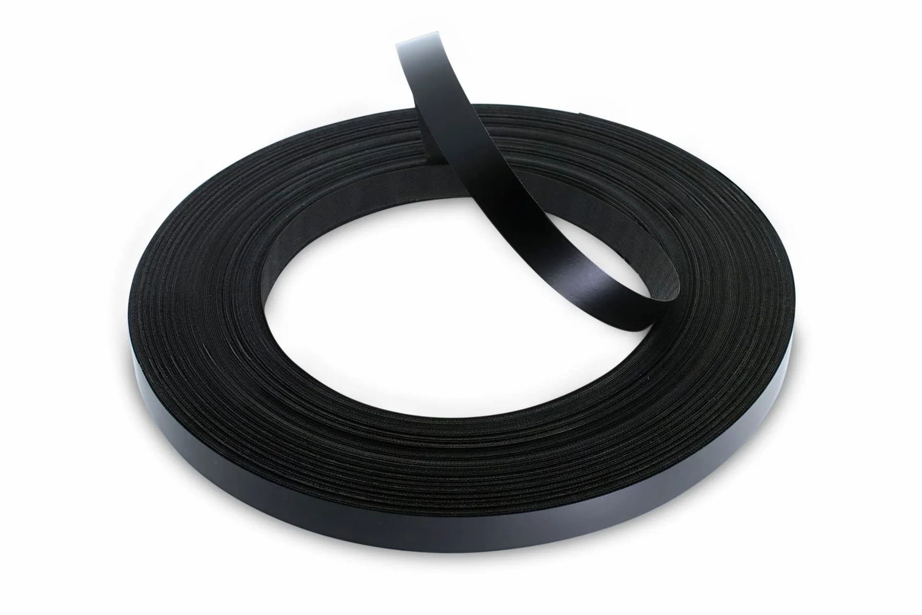 Cinta de borde de chapa de melamina negra mate de 15 mm - Rollo comercial de 50 m - Aplicación de madera para planchar