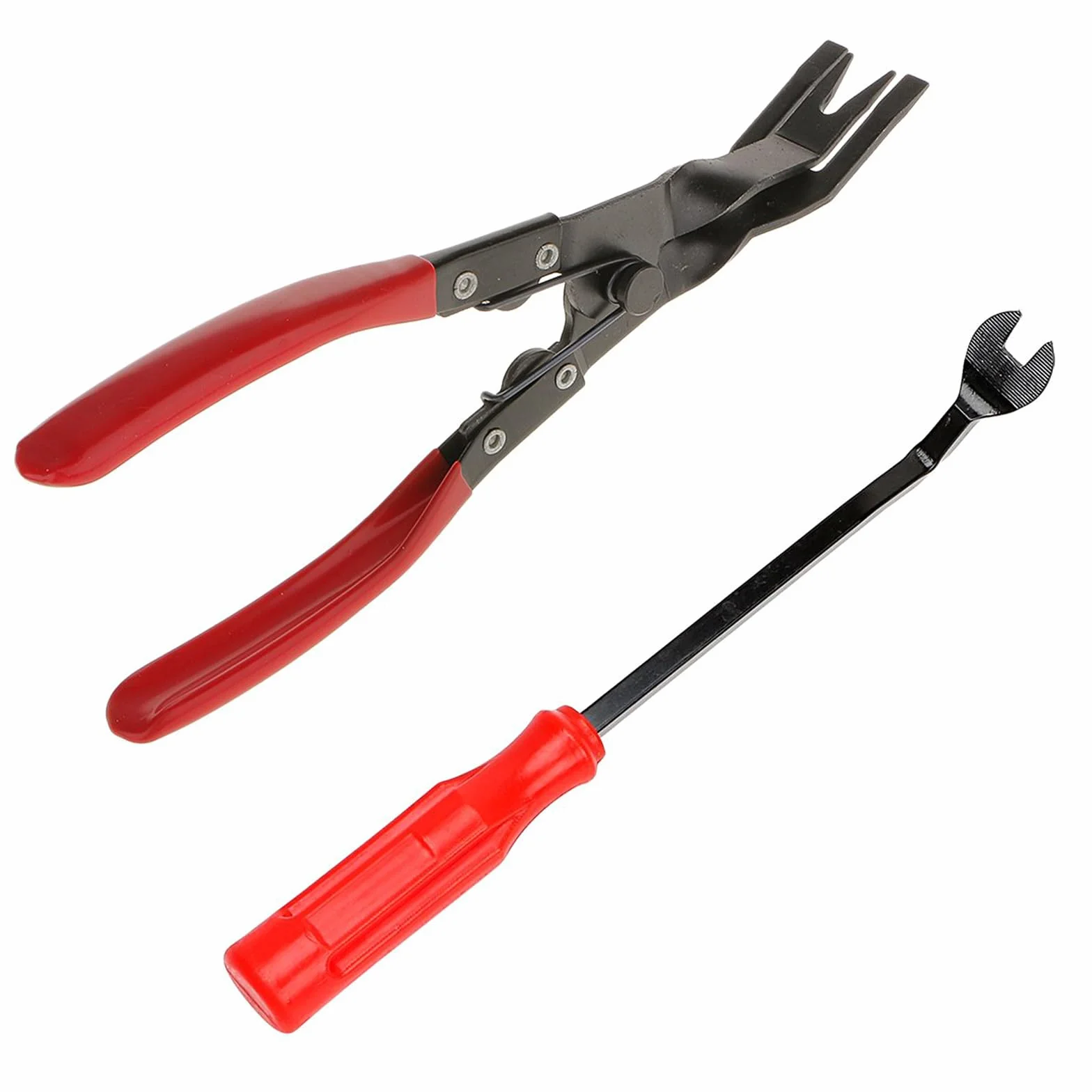 Alicates Para Quitar Clips y Panel, Remachadora de Plástico Para Salpicadero de Puerta de Coche - 2 Paquetes