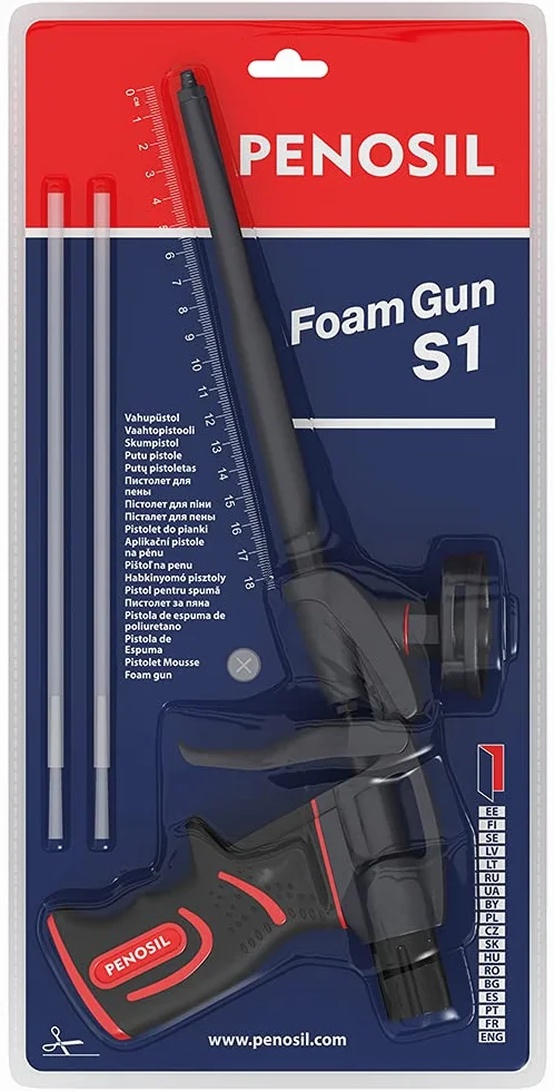 Penosil Pistola GUN FOAM S - 1 PROFESIONAL, Pistola espuma, Negro