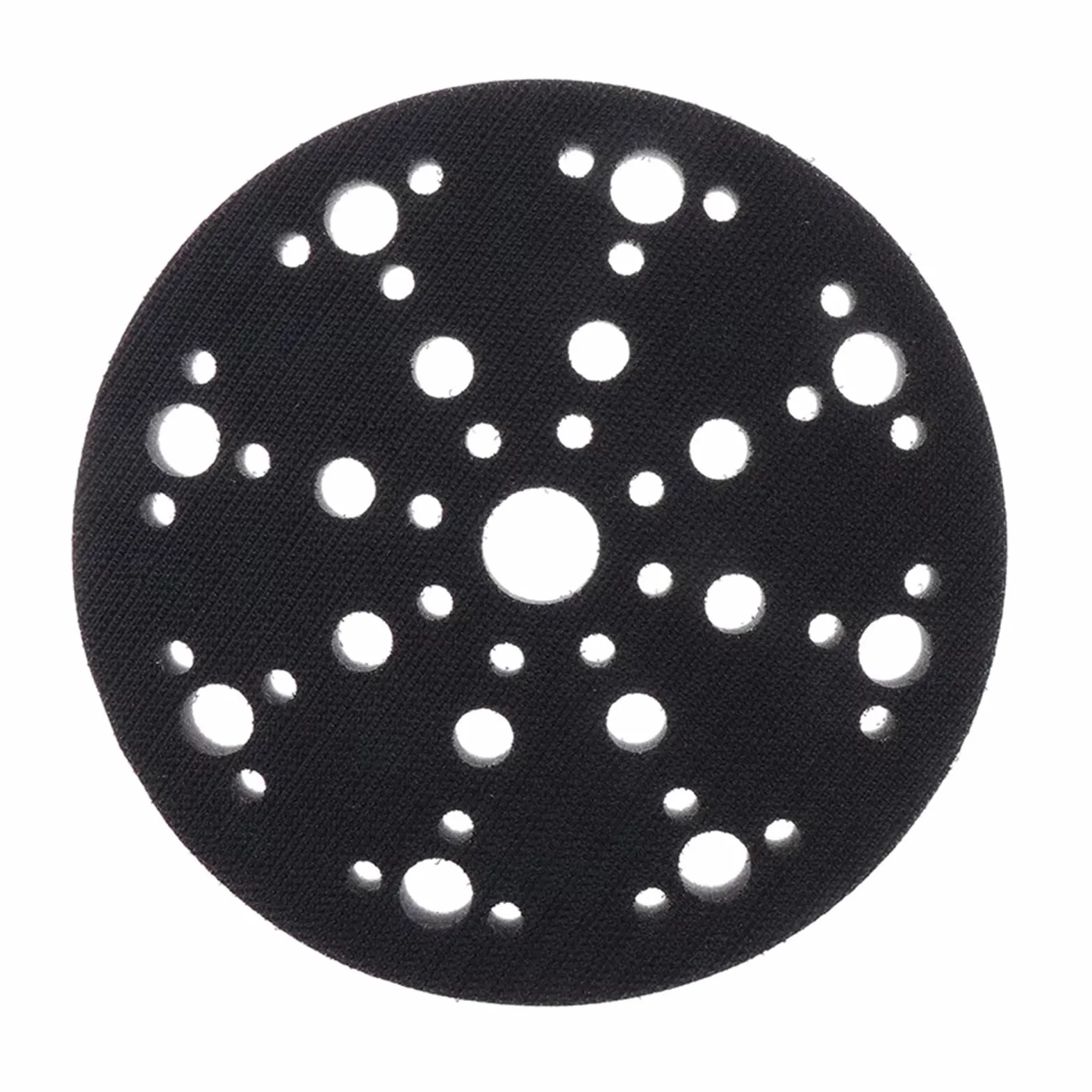 Almohadilla de interfaz esponja suave 6 pulgadas, 150mm, 49 agujeros for almohadillas lijado, discos bucle gancho, amortiguador respaldo lijadora, 5 uds