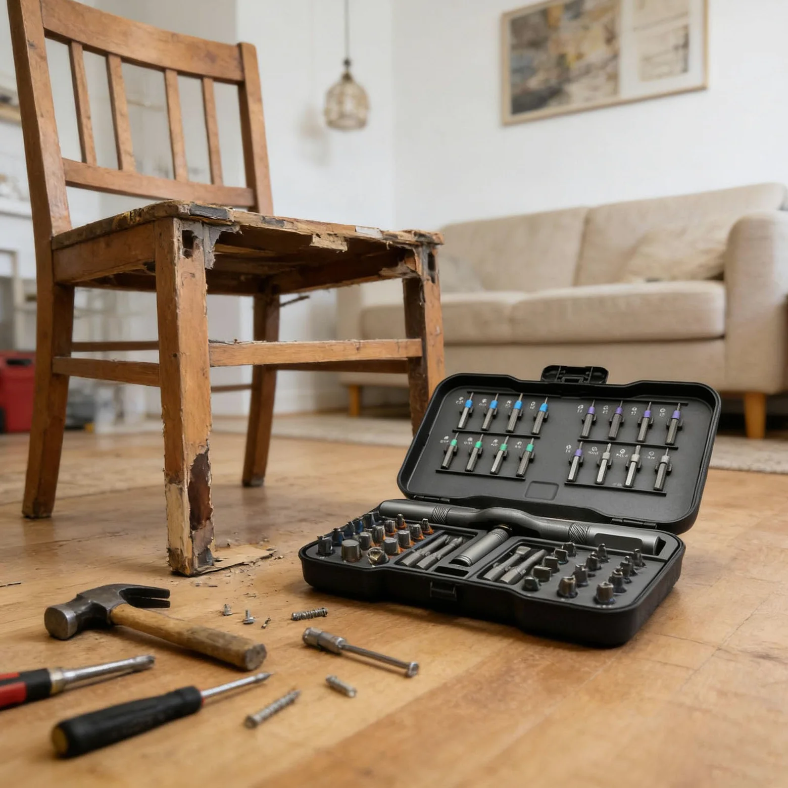 ordinarYone Juego de destornilladores magnéticos 50 en 1 con mango ergonómico y funda portátil para proyectos y reparaciones profesionales