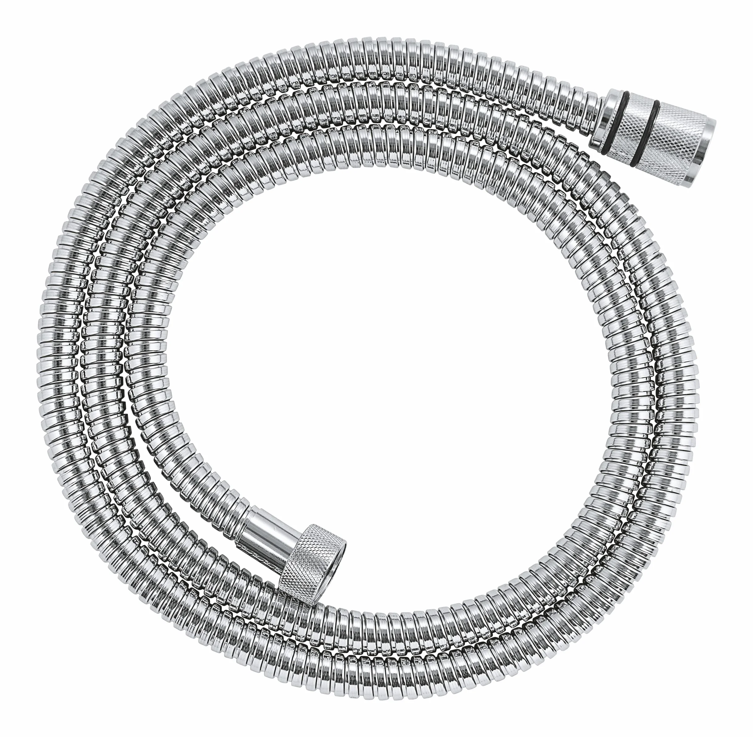 GROHE Vitalioflex Metal - Flexo de ducha (1.5m, resistente al calor, sistema anti-torsión, conexión universal, instalación QuickFix), metal, 22101000
