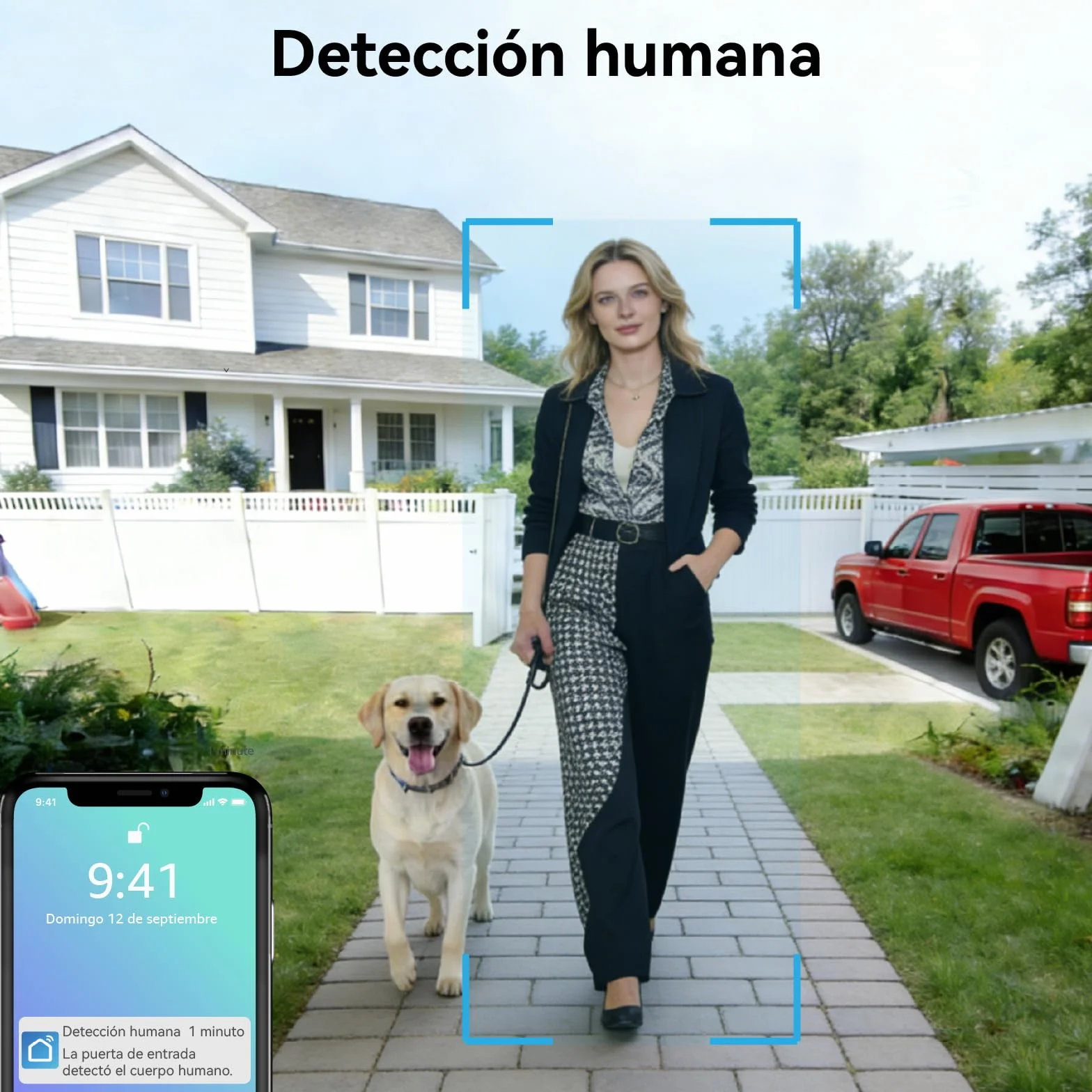 2 Hilos Videoportero Sistema de Intercomunicación 1080P, 7'' Monitor Táctil a Color, Desbloqueo en App y RFID, Detección de Movimiento Humano, Audio Bidireccional,WiFi6 2,4/5GHz,KW02_IP7