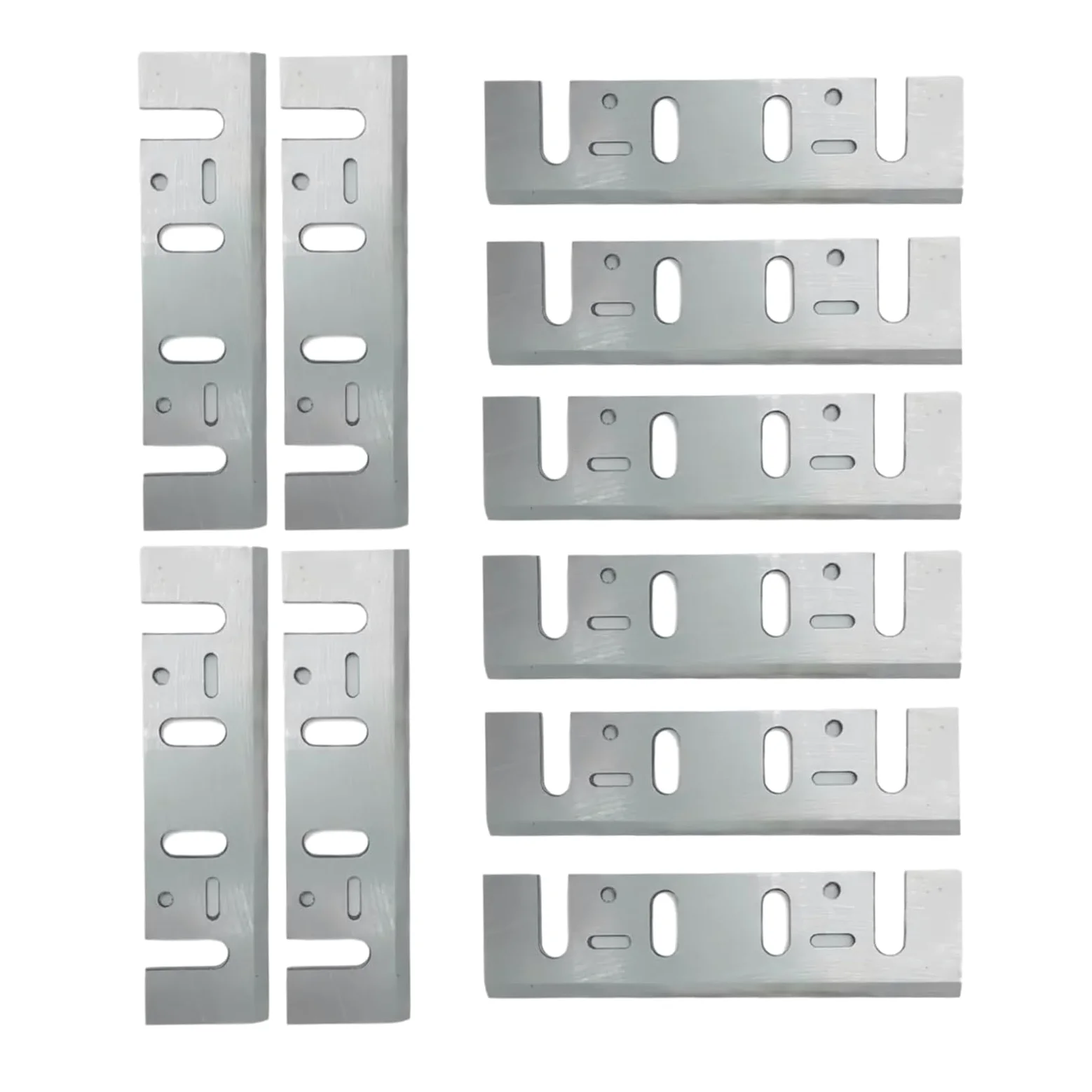 Cuchillas cepilladoras 10 piezas 110x29x3 mm Cuchilla cepilladora gruesa HSS for 1911B 1912B 1002BA, herramienta de cuchilla cepilladora for trabajar la madera, hoja reversible y de doble filo