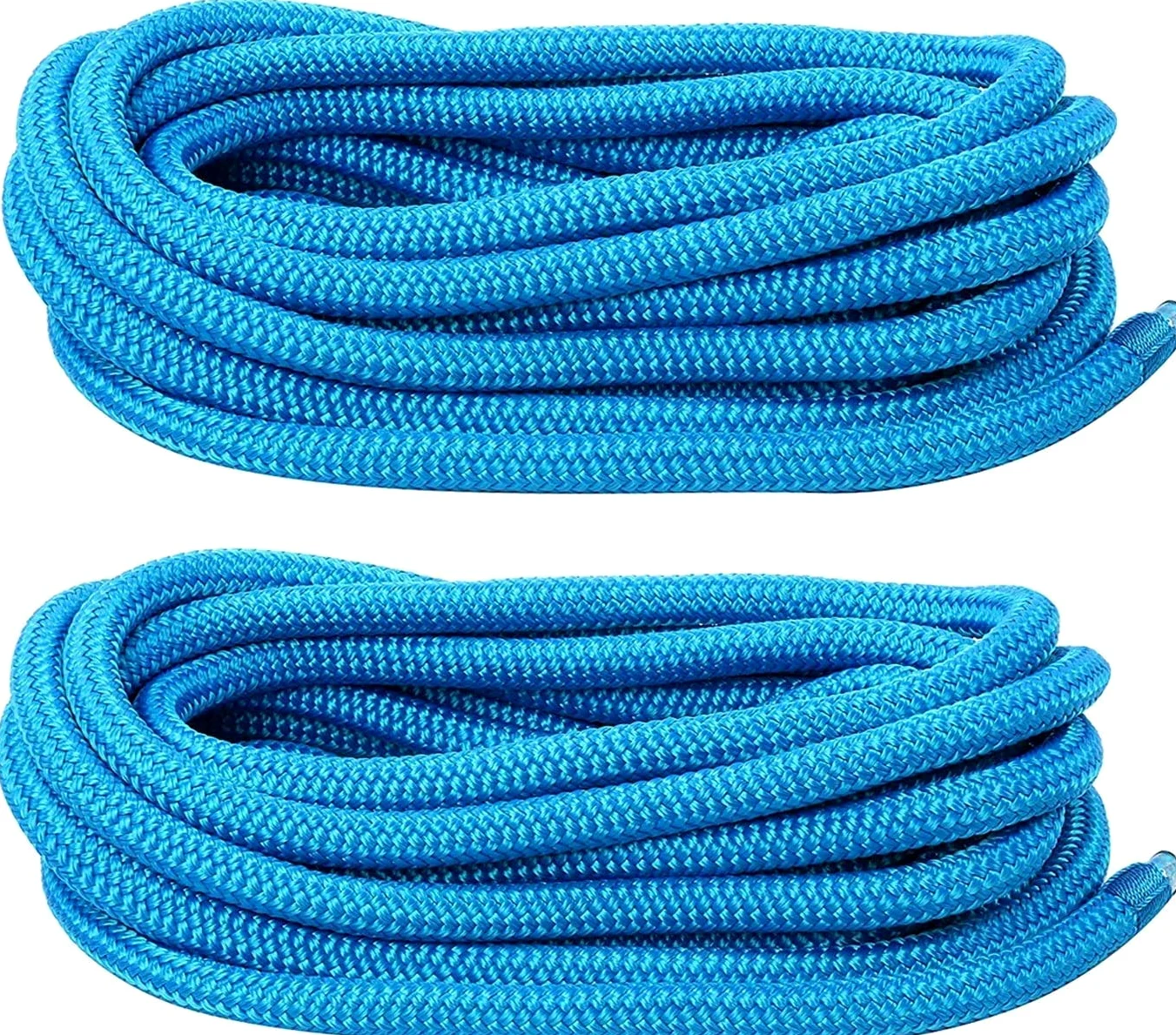 FreeTec 2 piezas de cuerda para barco de nailon con ojo, 12 mm de diámetro, 6 m de largo, color azul