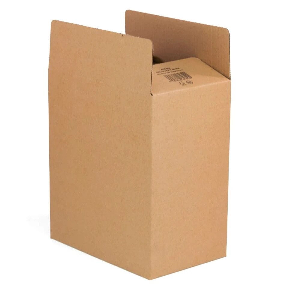 ONLY BOXES Pack 10 cajas cartón para 6 botellas de Vino Cava Champagne Licor con colmena separadora incorporada fabricada cartón ondulado. Apta para empaquetar cajas de 6 botellas, AMA725