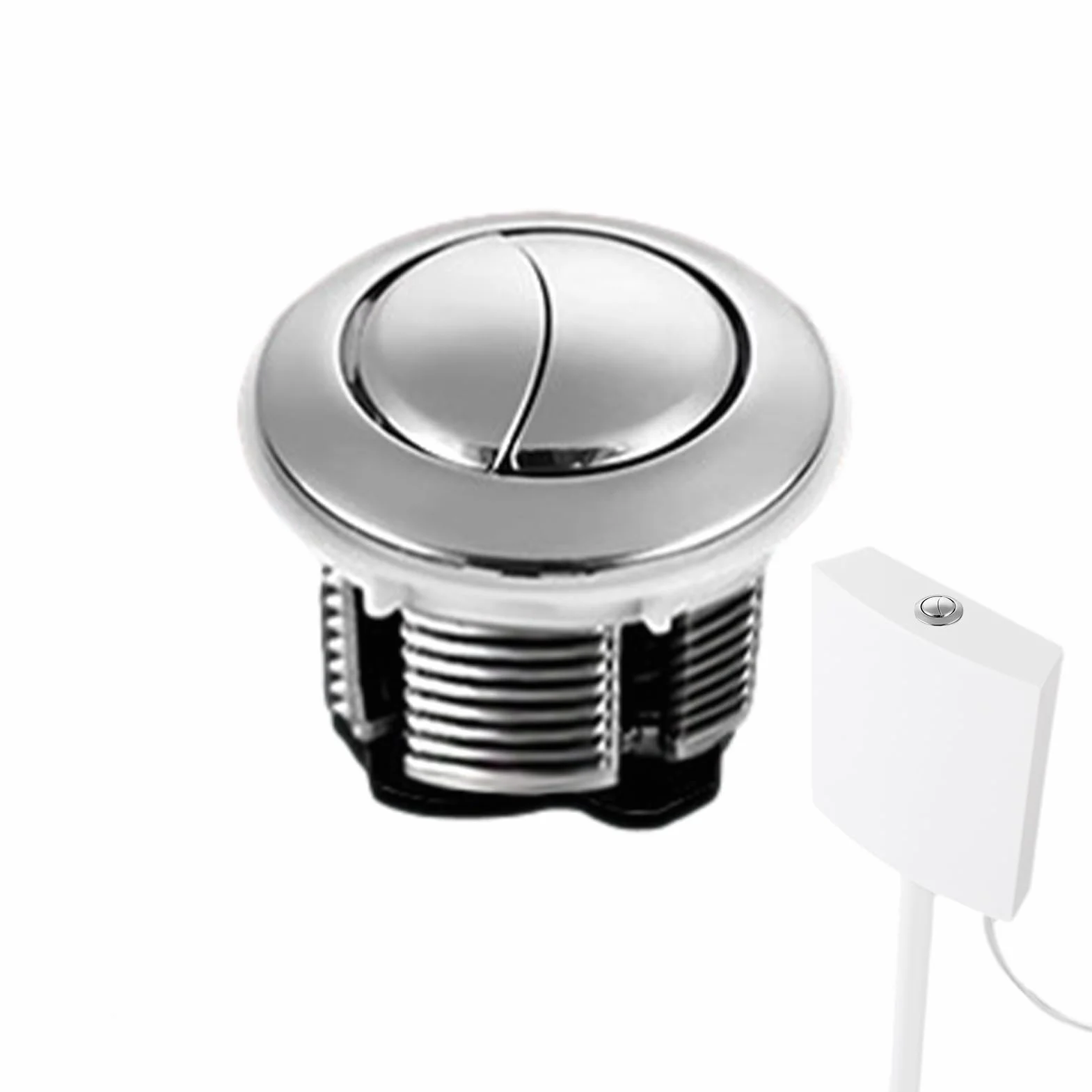 Boton Descarga Inodoro Doble Cabeza, Kit Universal Ajustable Reemplazo Tanque WC