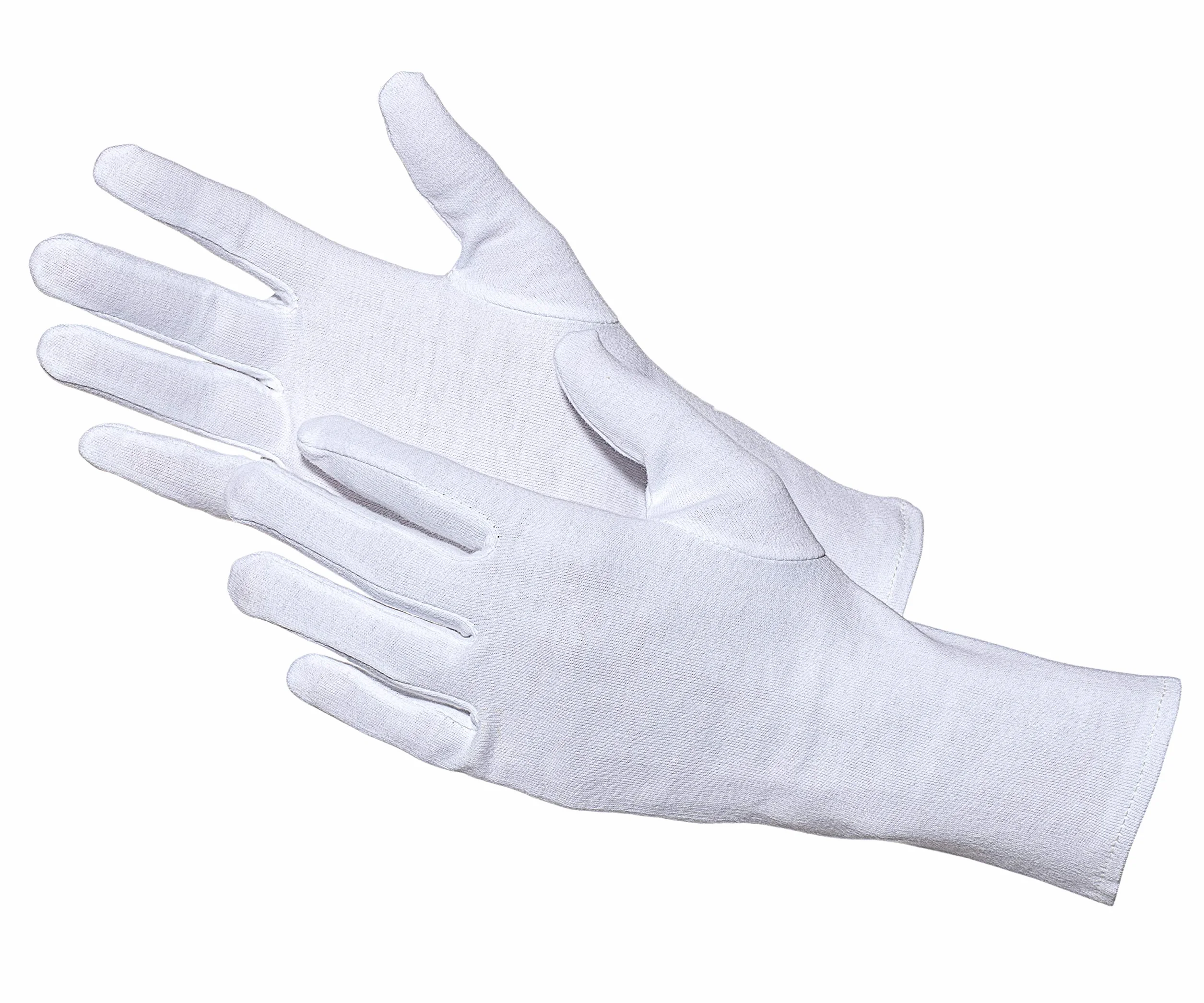 Guantes de algodón de doble capa para personas alérgicas, protección y confort