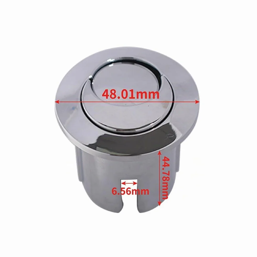 Pulsador Doble Cisterna Media Luna para Inodoro Compatible con D2D 822043001
