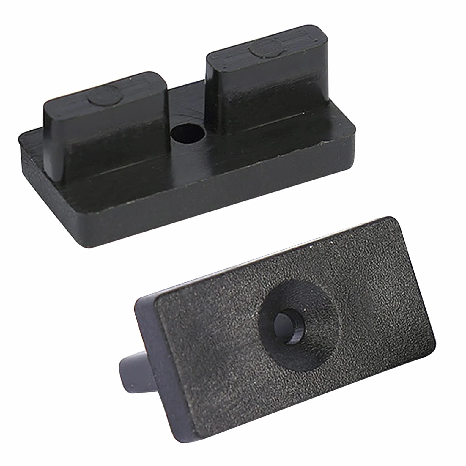 100 clips de WPC, clip de montaje oculto de 10 mm con espaciador, clip de terraza de plástico para losas de WPC/BPC, clips de terraza con tornillos wpc (10 MM)
