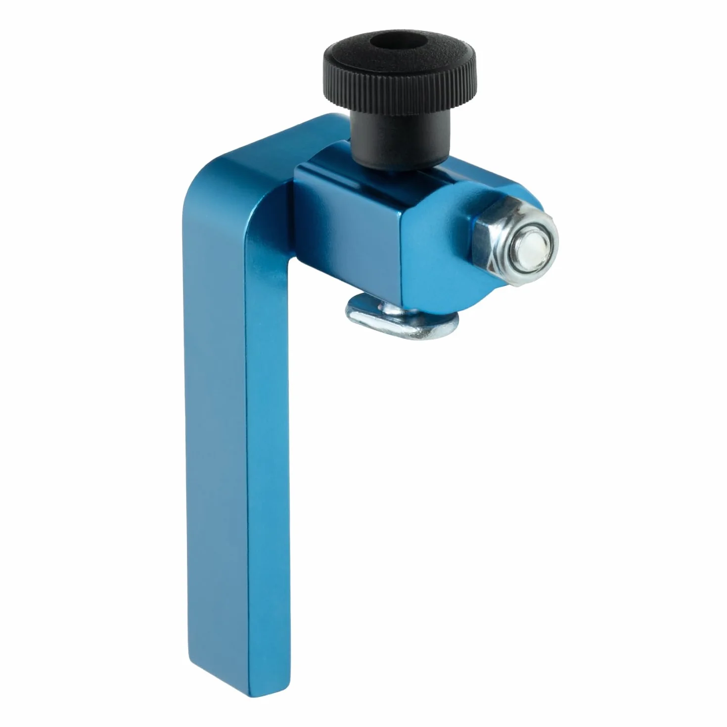 POWERTEC 71367 Tope abatible para valla de 3 pulgadas para carpintería, azul