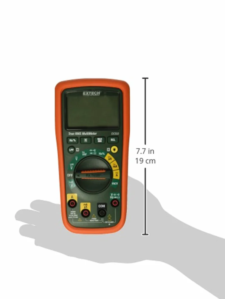 Extech EX350 Multímetro profesional RMS verdadero con VSC