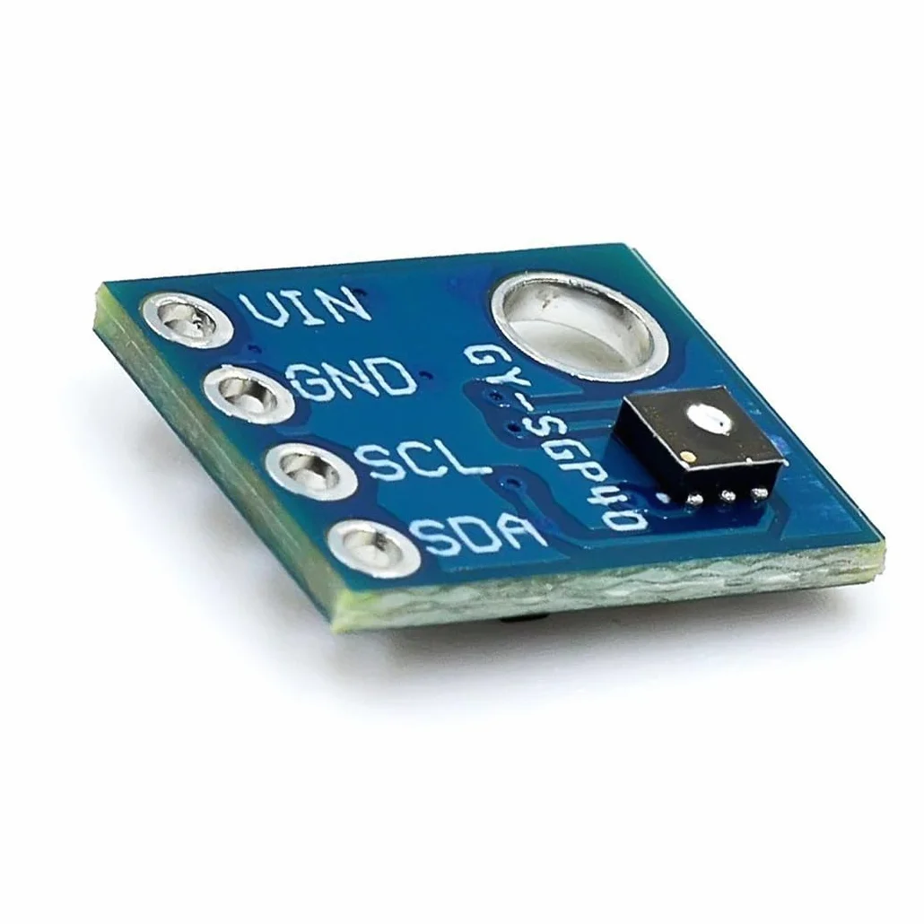 Hailege SGP40 CO2 eCO2 TVOC Sensor de dióxido de Carbono Sensor de Control de la Calidad del Aire con formaldehído Sensor de Calidad del Aire Interior GY-SGP40