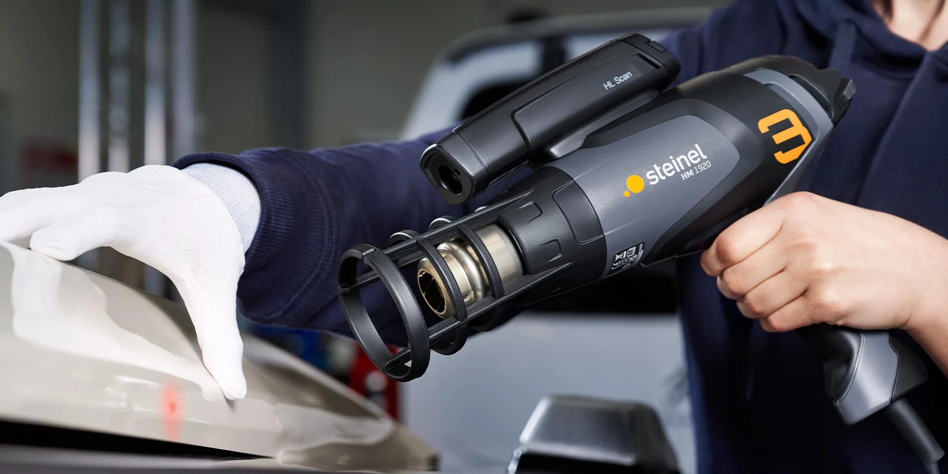 Steinel HL Cesta protectora para las pistolas de aire caliente HL 1820 S y HL 2020 E, y los sopladores de aire caliente HG 2120 E y HG 2320 E, ideal para proteger el material