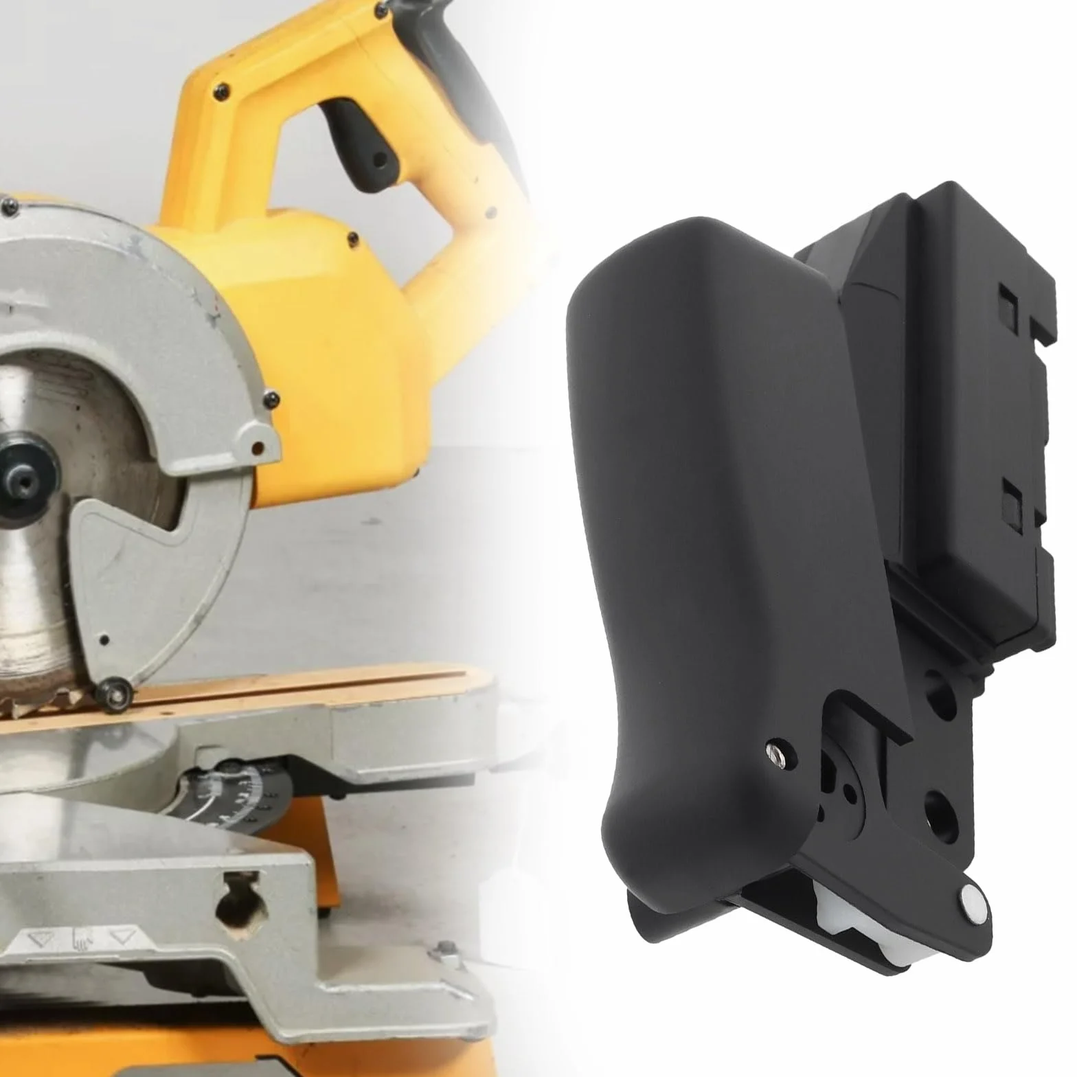 The Lord of the Tools Interruptor de Sierra de Corte 394375-02 Compatible con DeWalt DW871 GR871 DW872 DWS520K DWS520SKH