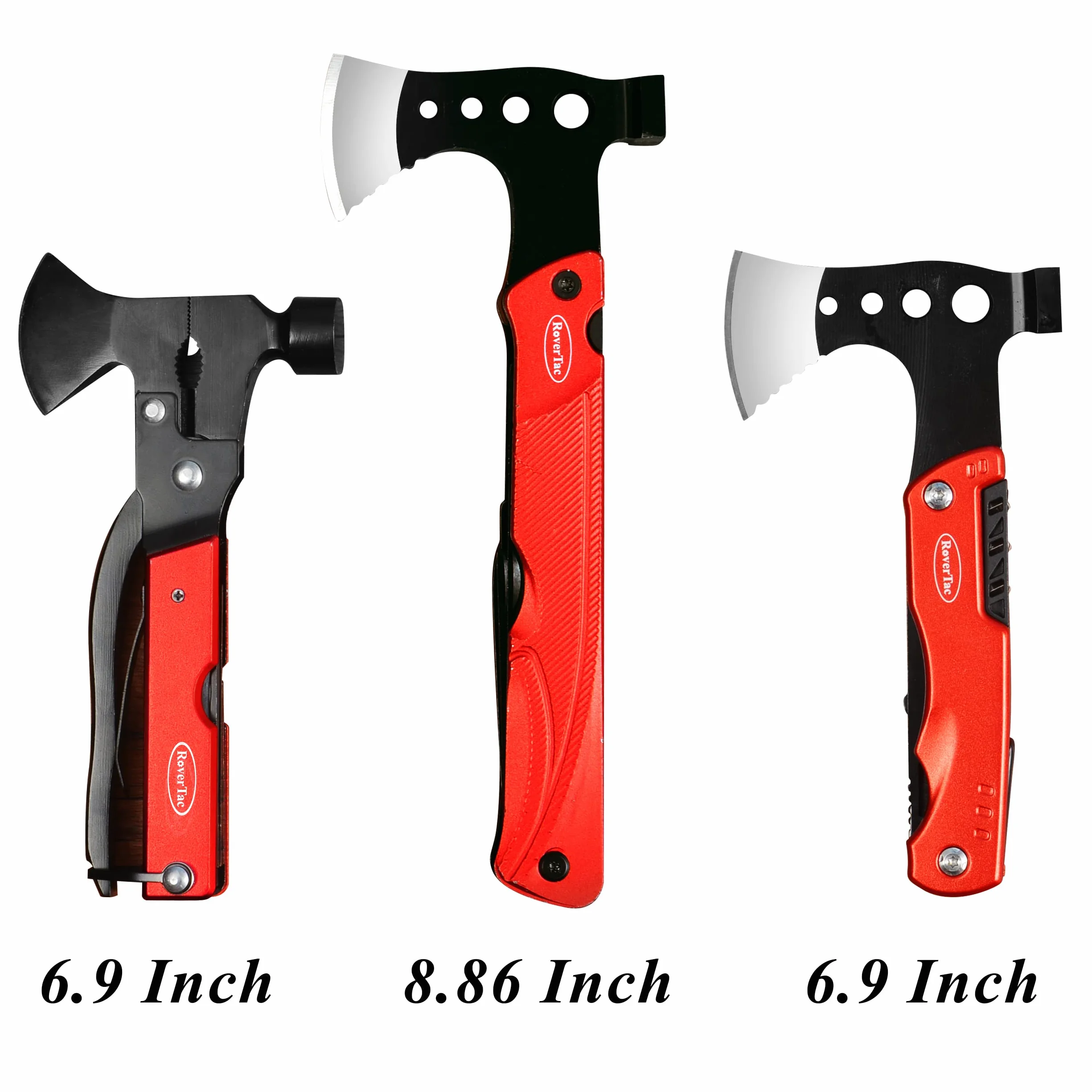 Herramienta Multiusos Hacha Gadgets Acampada: Accesorios Multiherramienta, Cuchillo Plegable, Alicates de Martillo, Destornilladores, Abrebotellas, Regalo Dia Del Padre